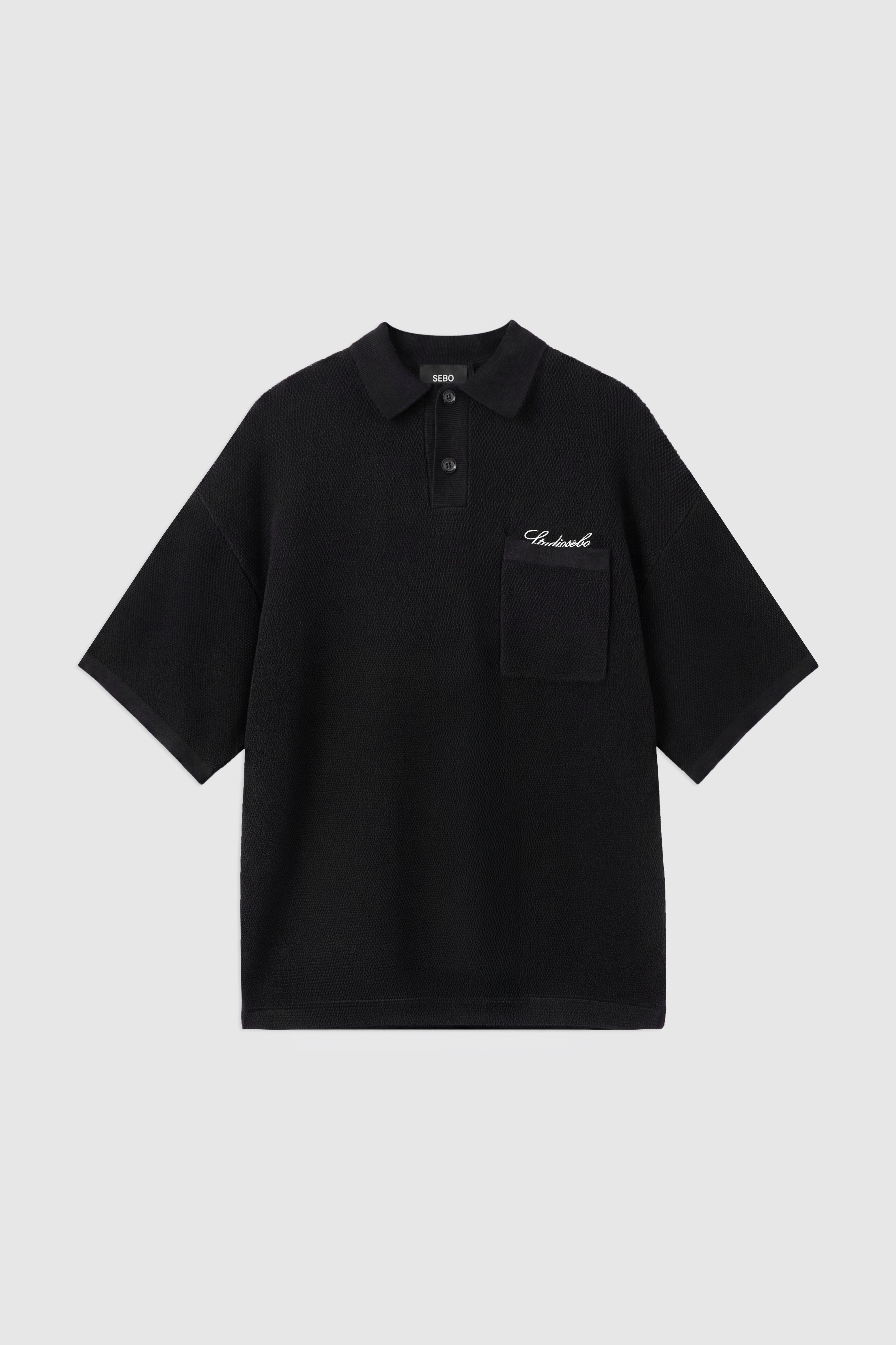 Oversized Knitted Polo