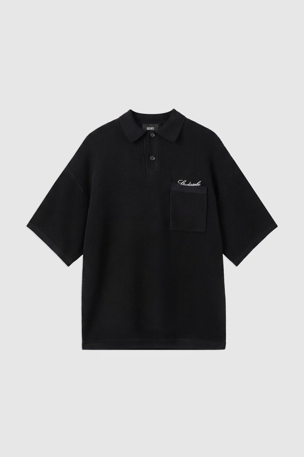 Oversized Knitted Polo