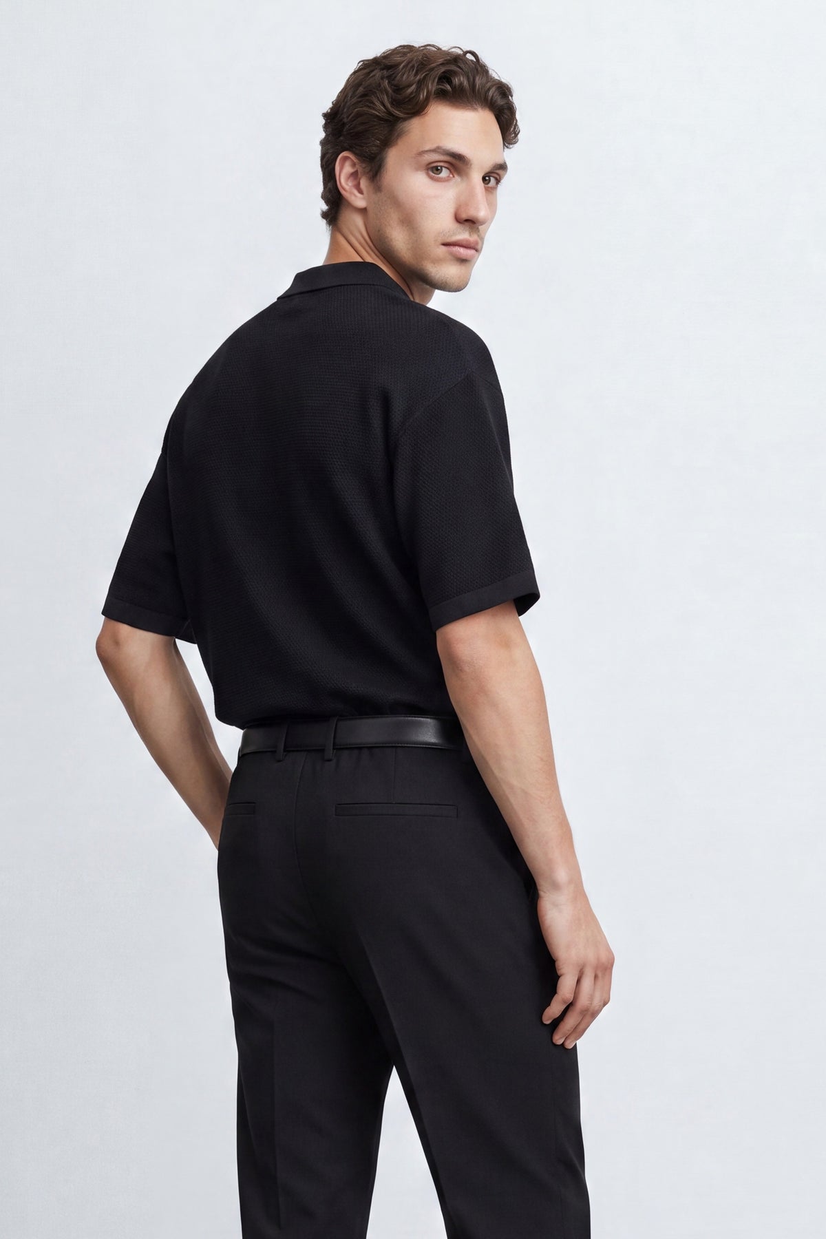 Oversized Knitted Polo
