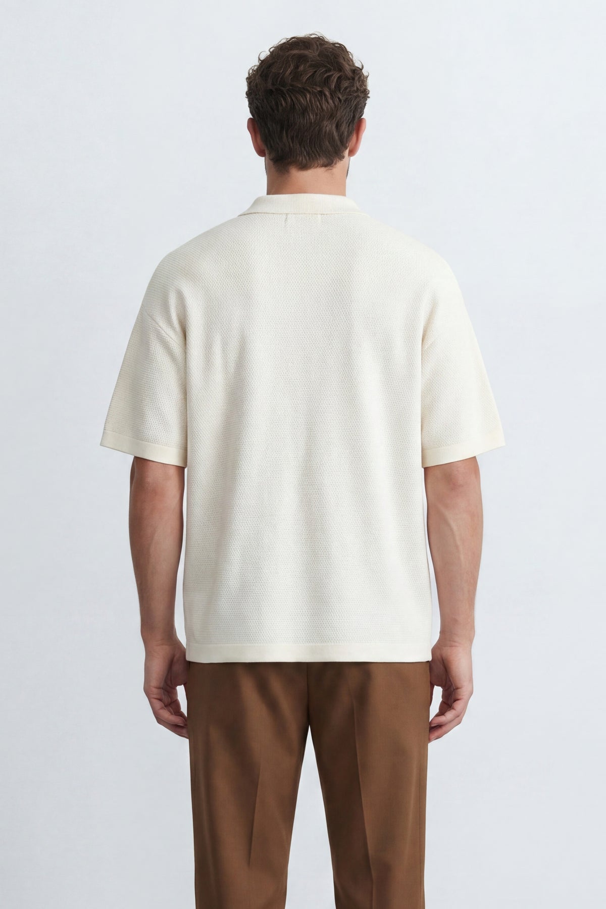 Oversized Knitted Polo