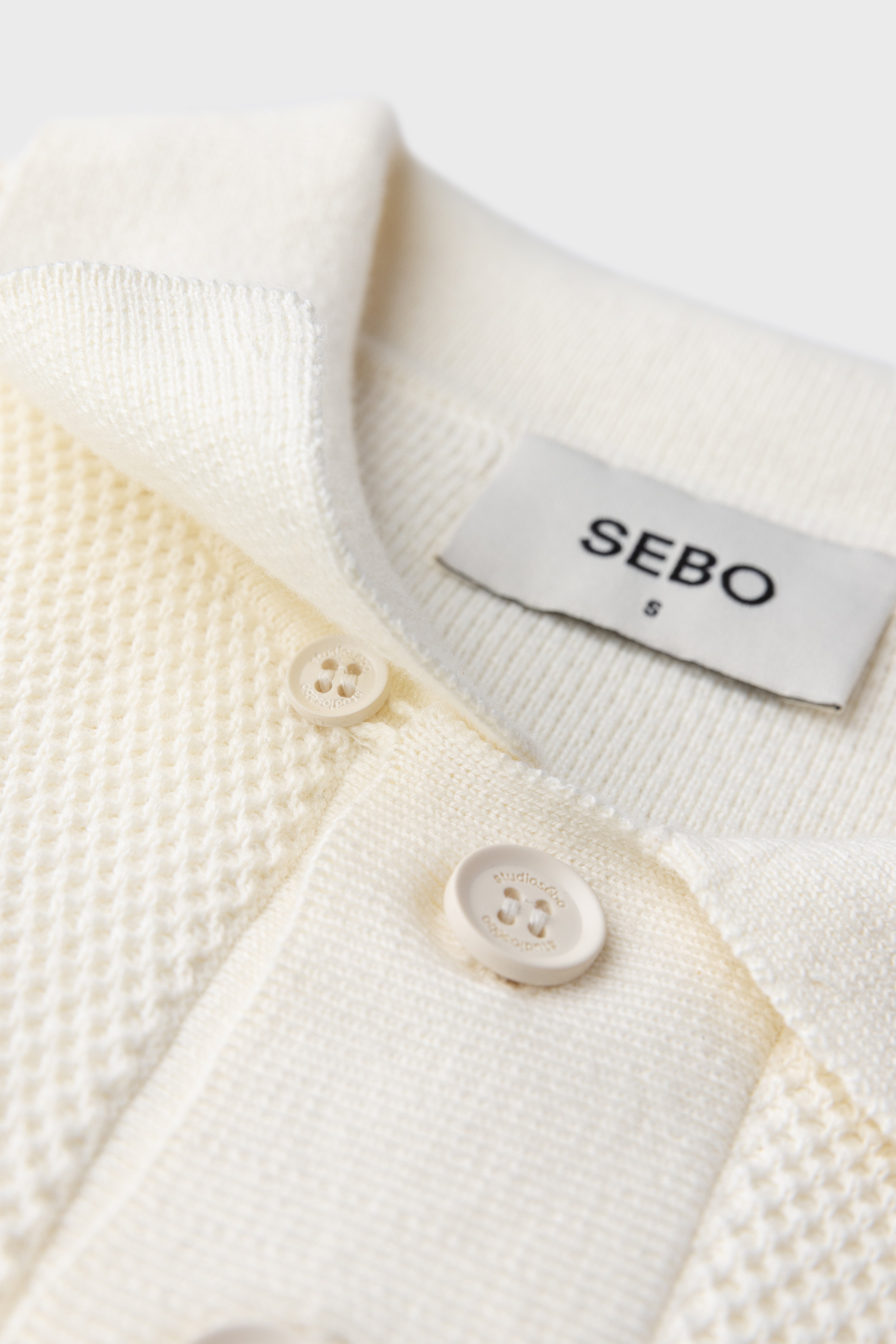 Oversized Cotton Blend Knitted Polo