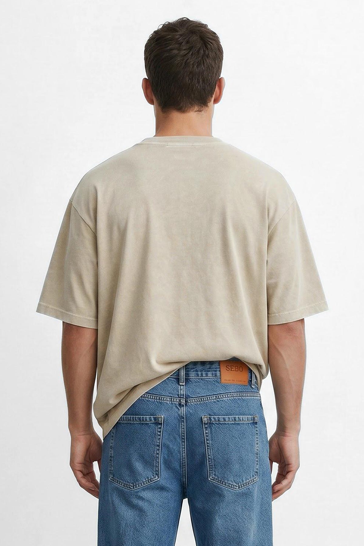 Oversized Linen Blend Tee