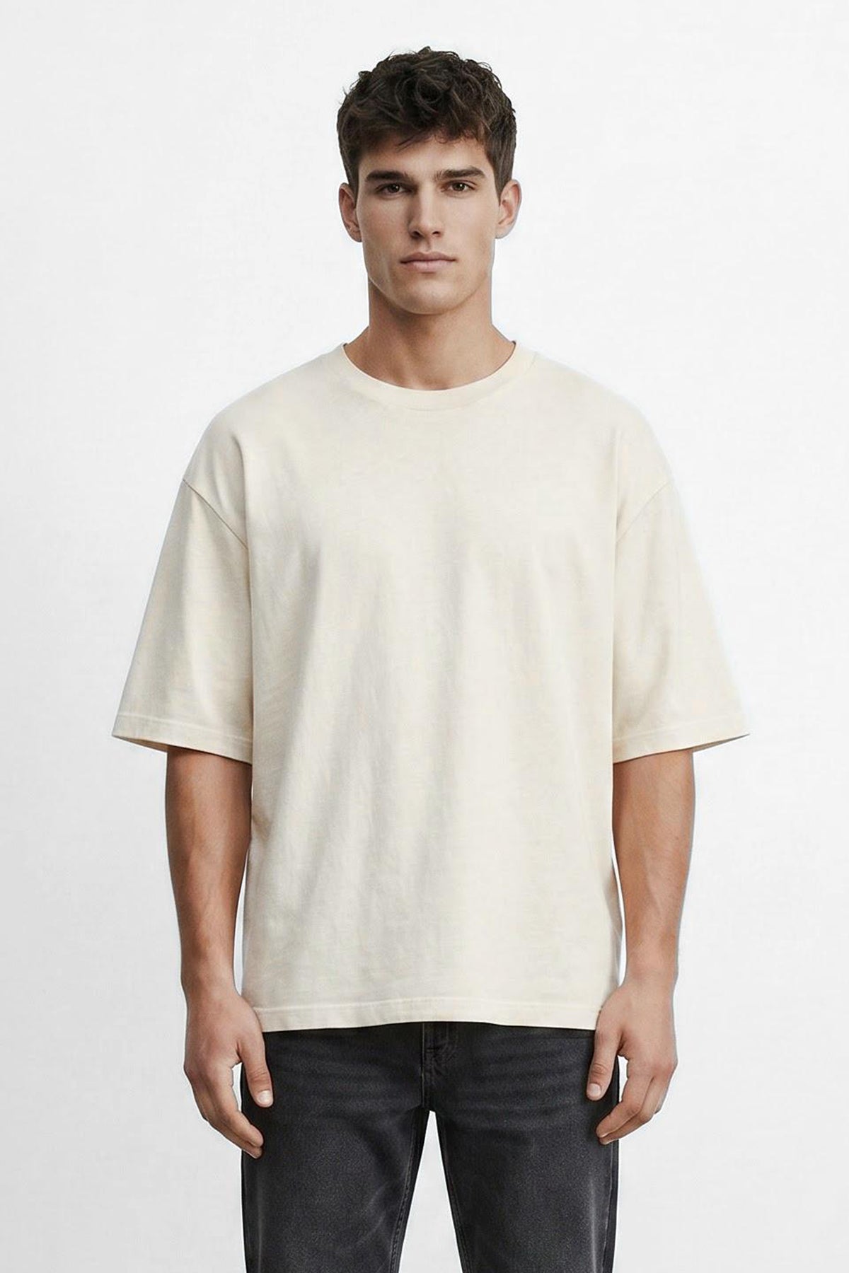 Oversized Linen Blend Tee