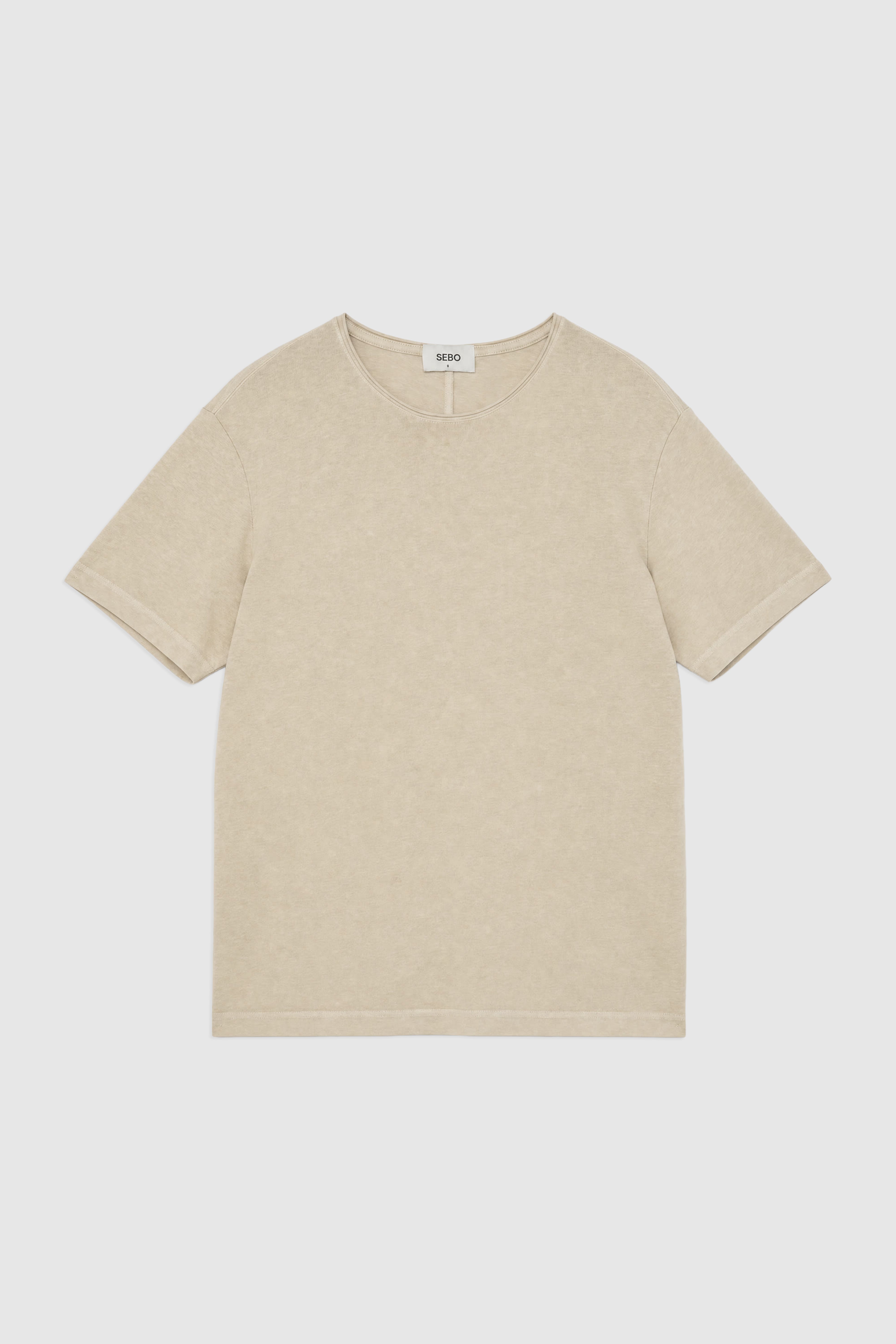 Mid Fit Linen Blend T-Shirt
