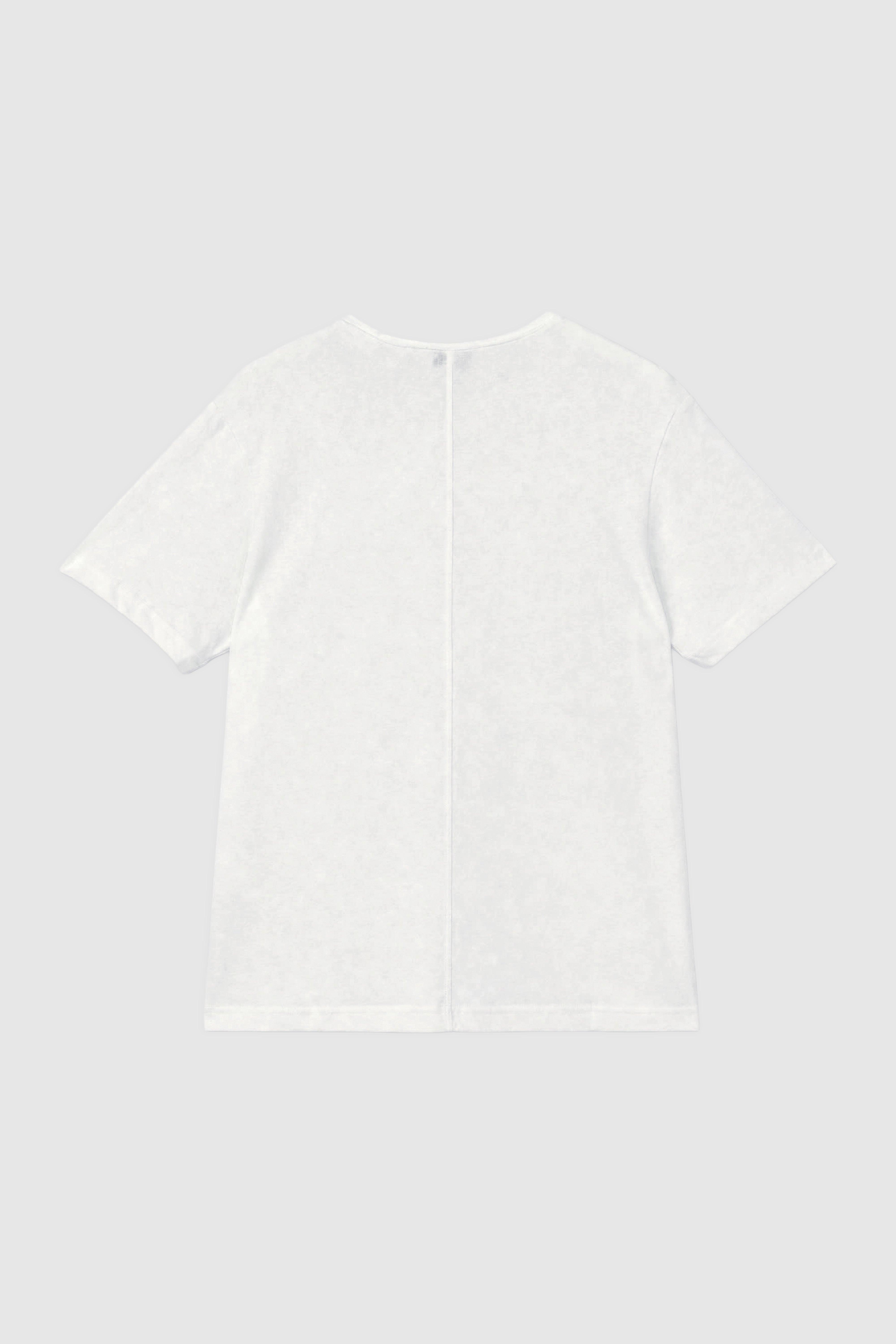 Mid Fit Linen Blend T-Shirt
