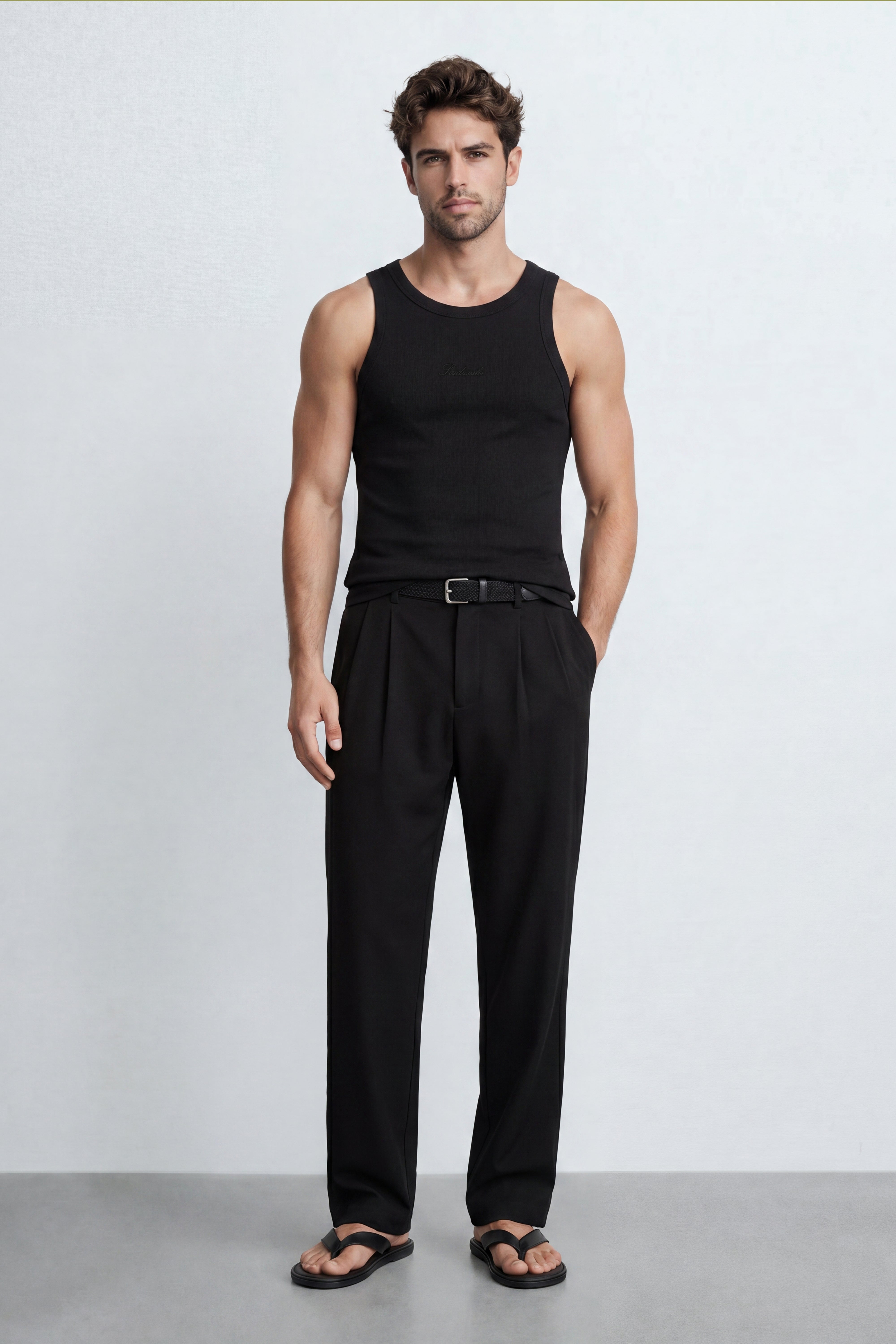 Slim Fit Cotton Tank Top