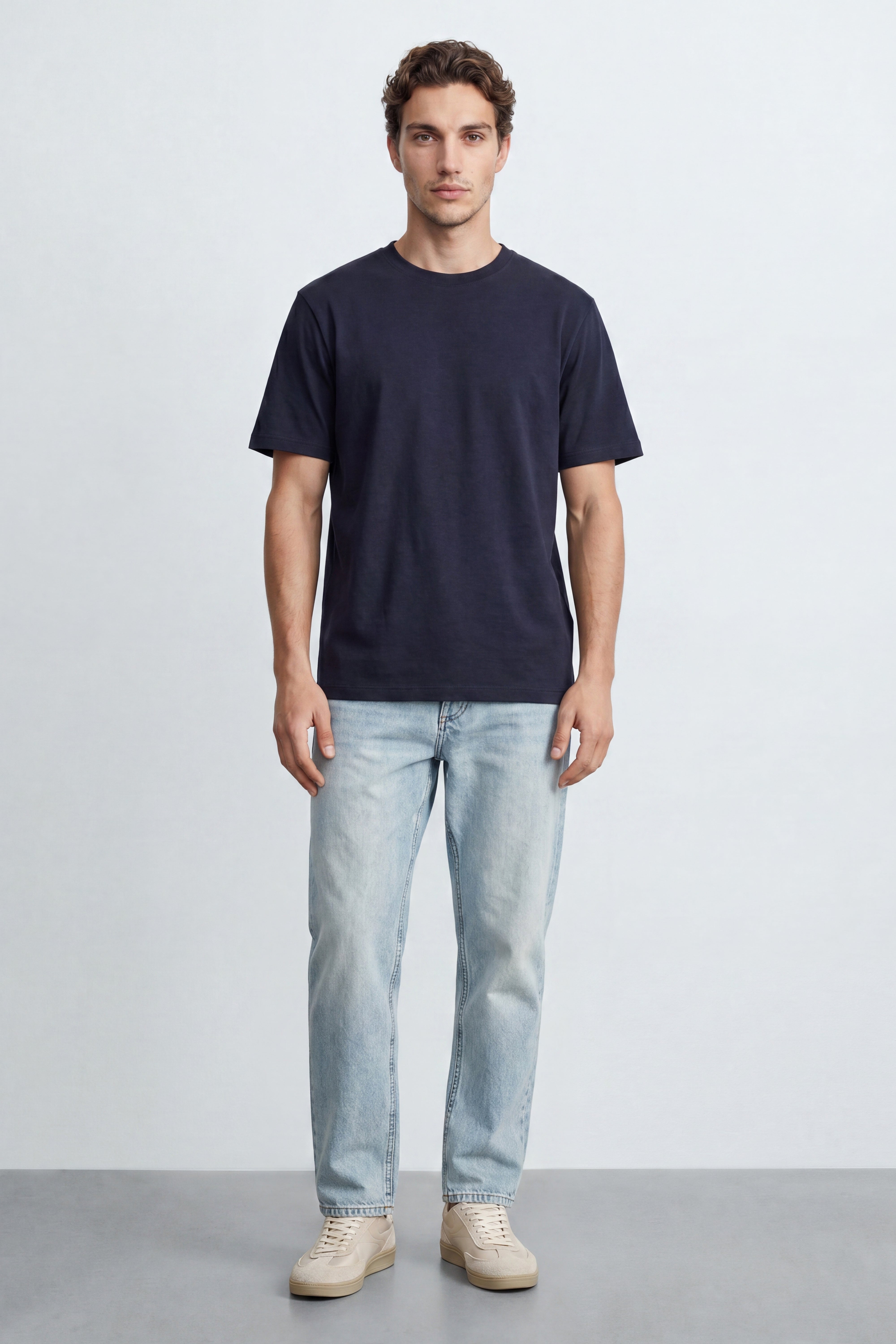 Mid Fit Cotton Modal Tee