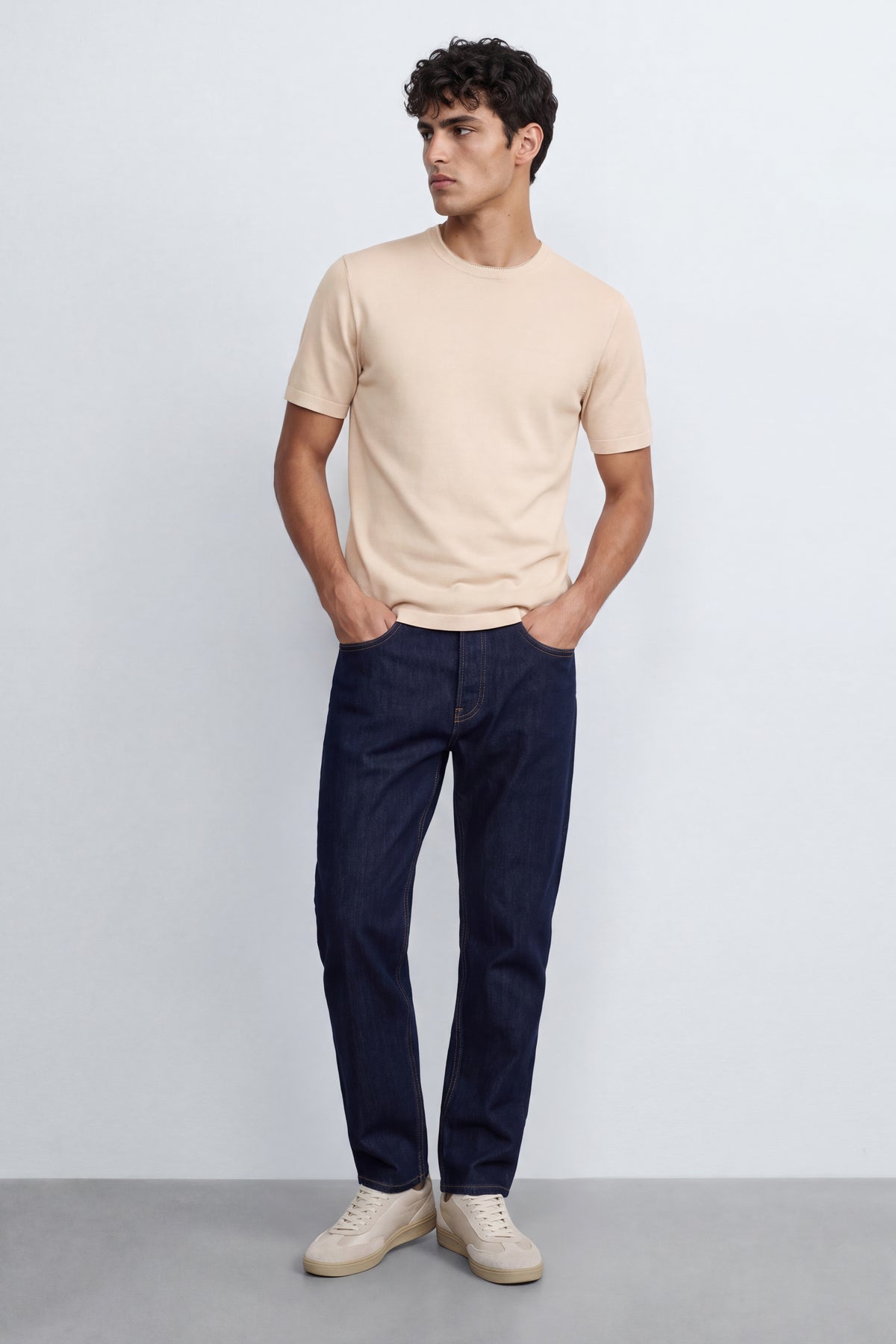 Slim Fit Knit Shirt