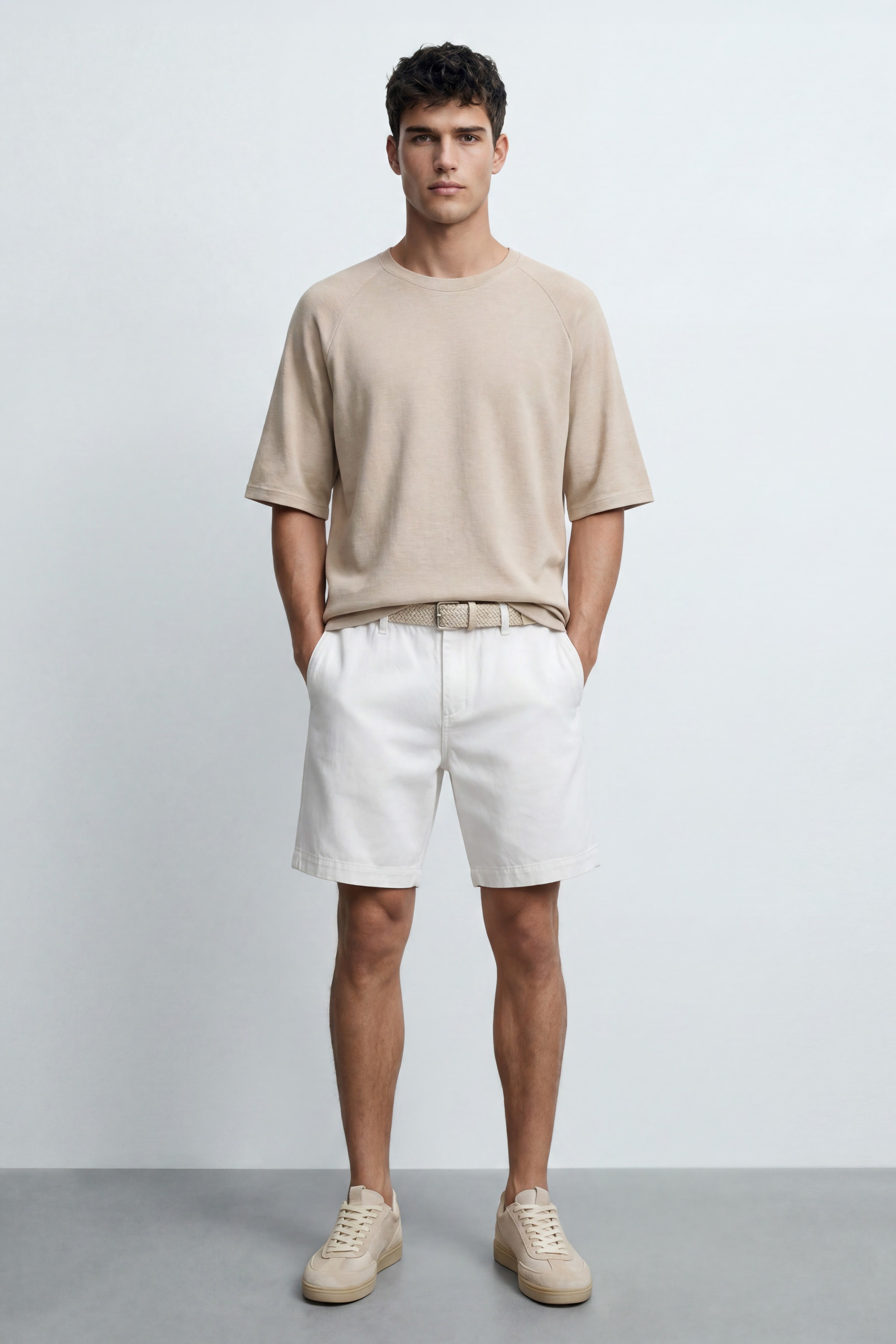 Linen Blend Bermuda