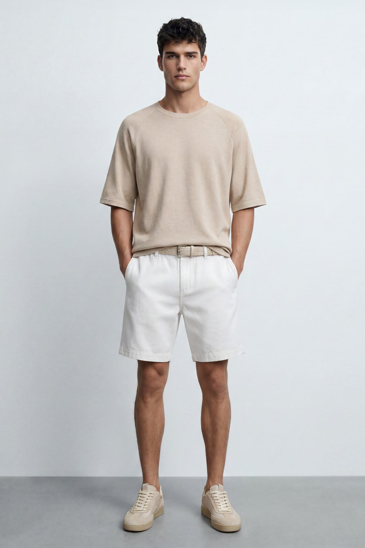 Linen Blend Bermuda