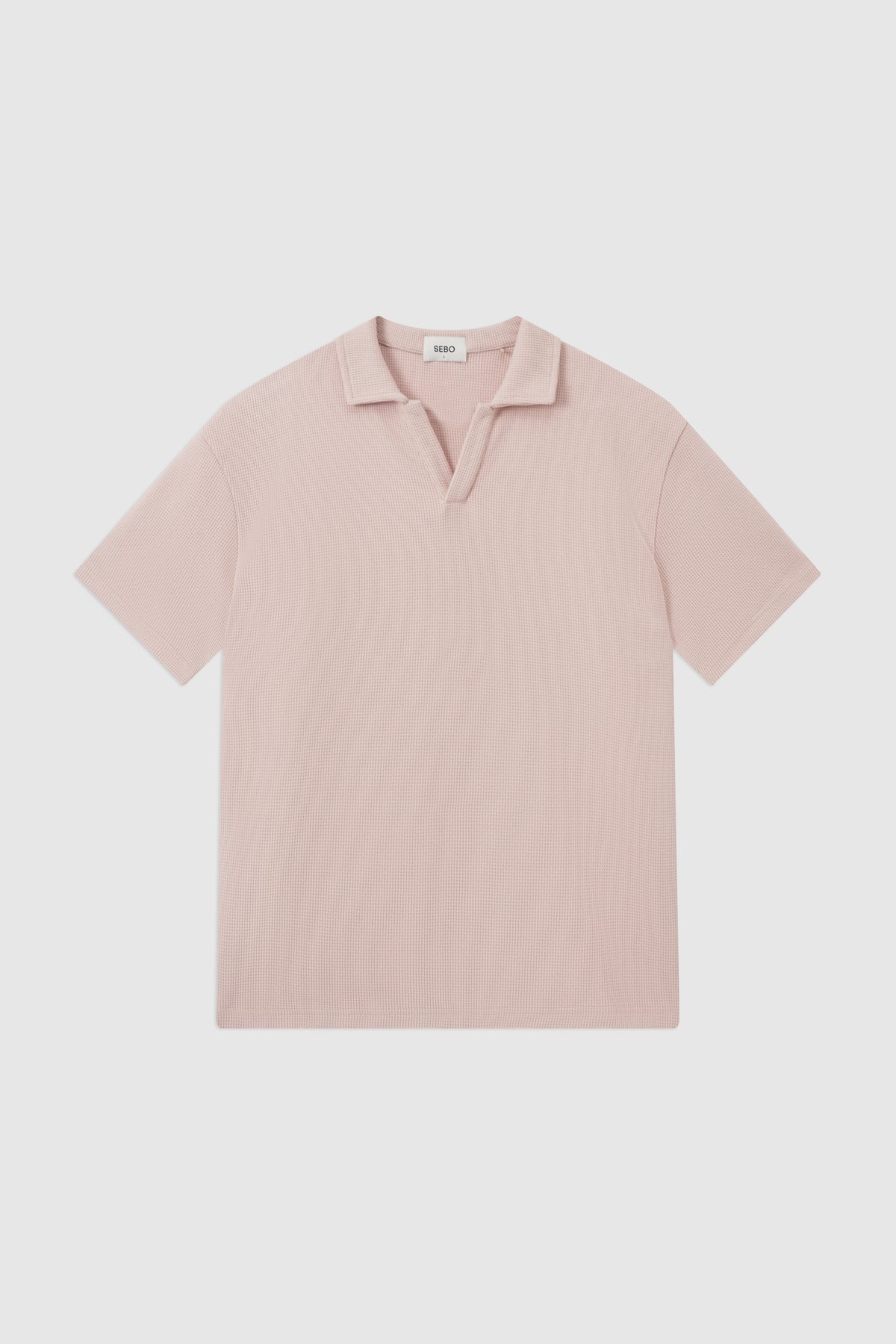 Slim Fit Knitted Cotton Polo Tee