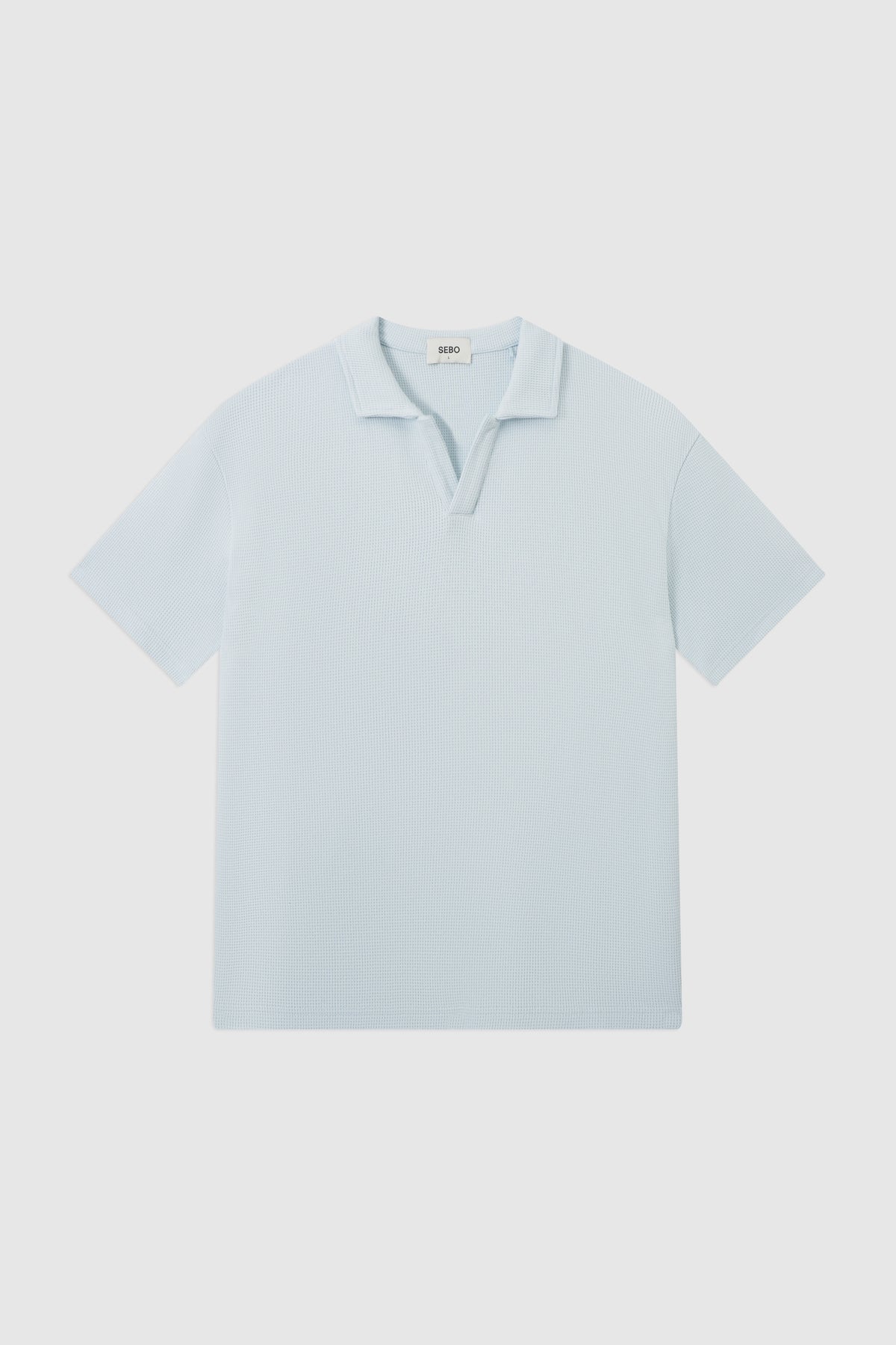 Slim Fit Knitted Cotton Polo Tee