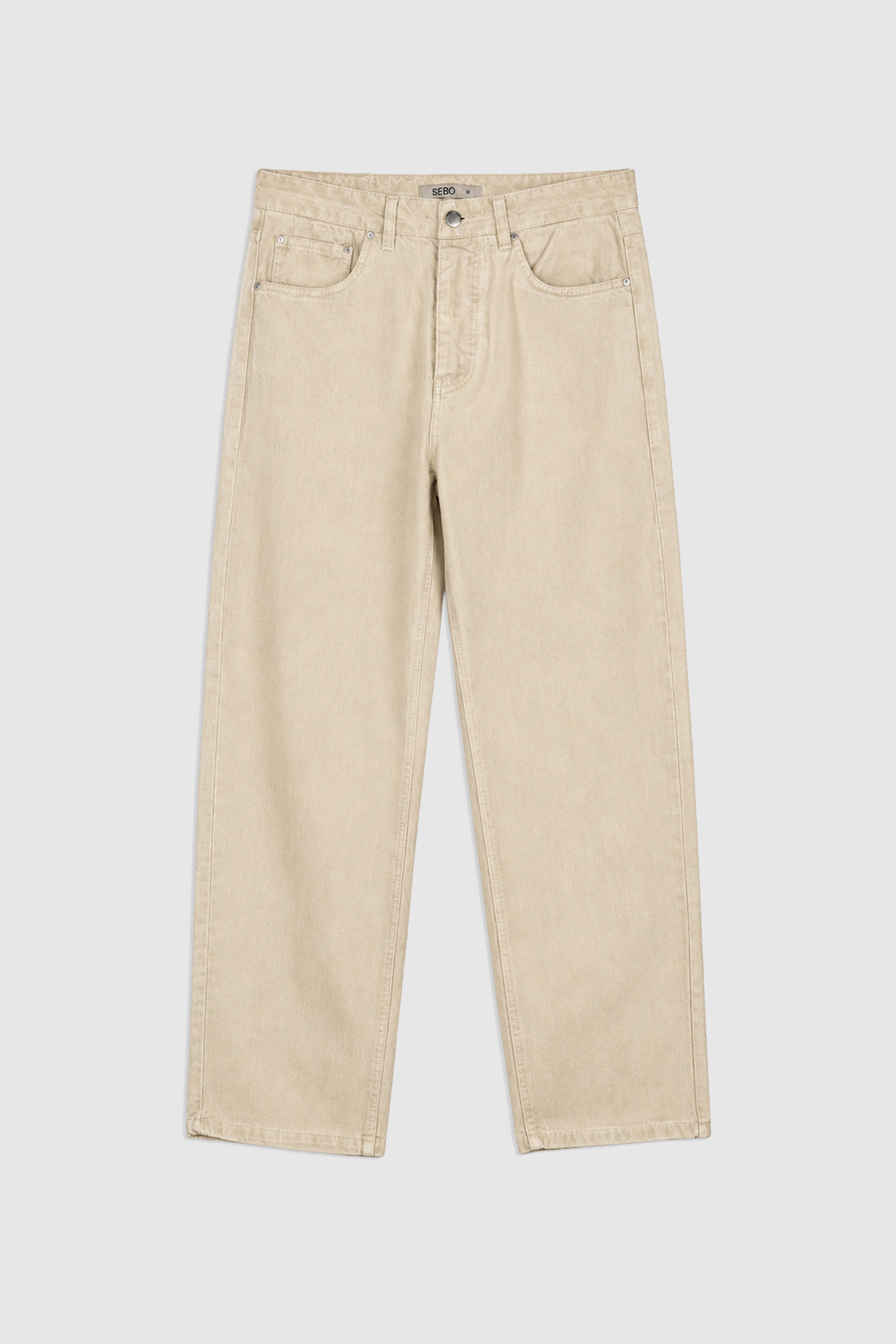 Straight Fit Cotton Pants