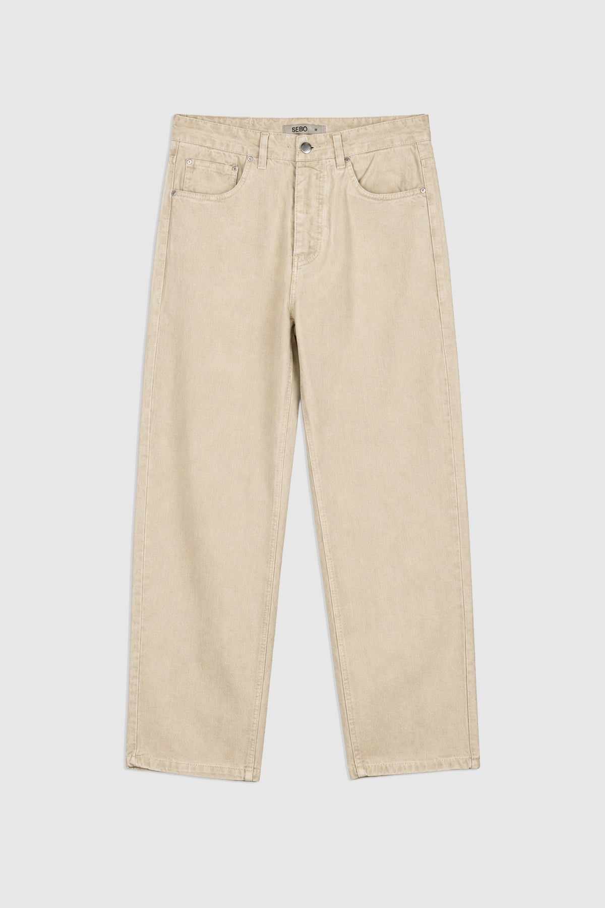 Straight Fit Cotton Pants