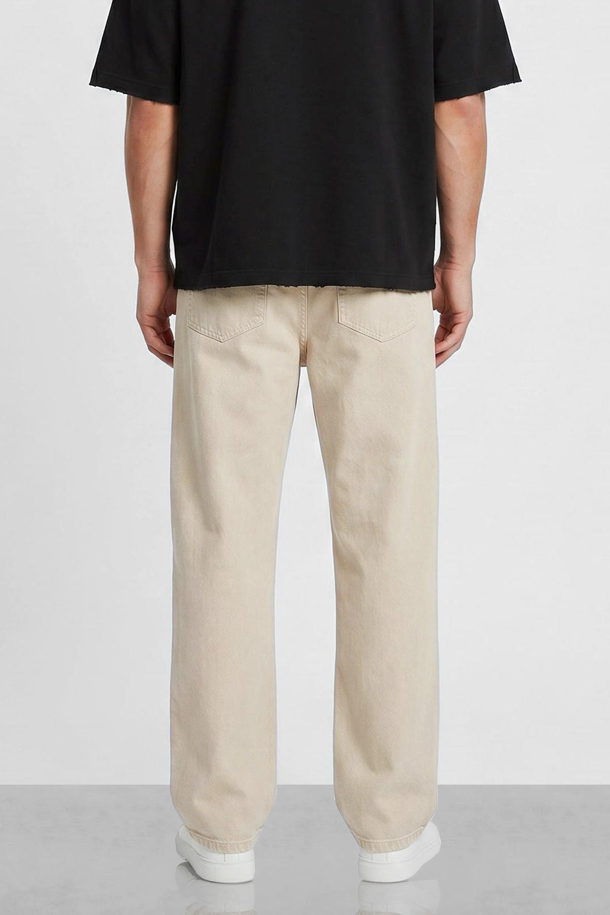 Straight Fit Cotton Pants
