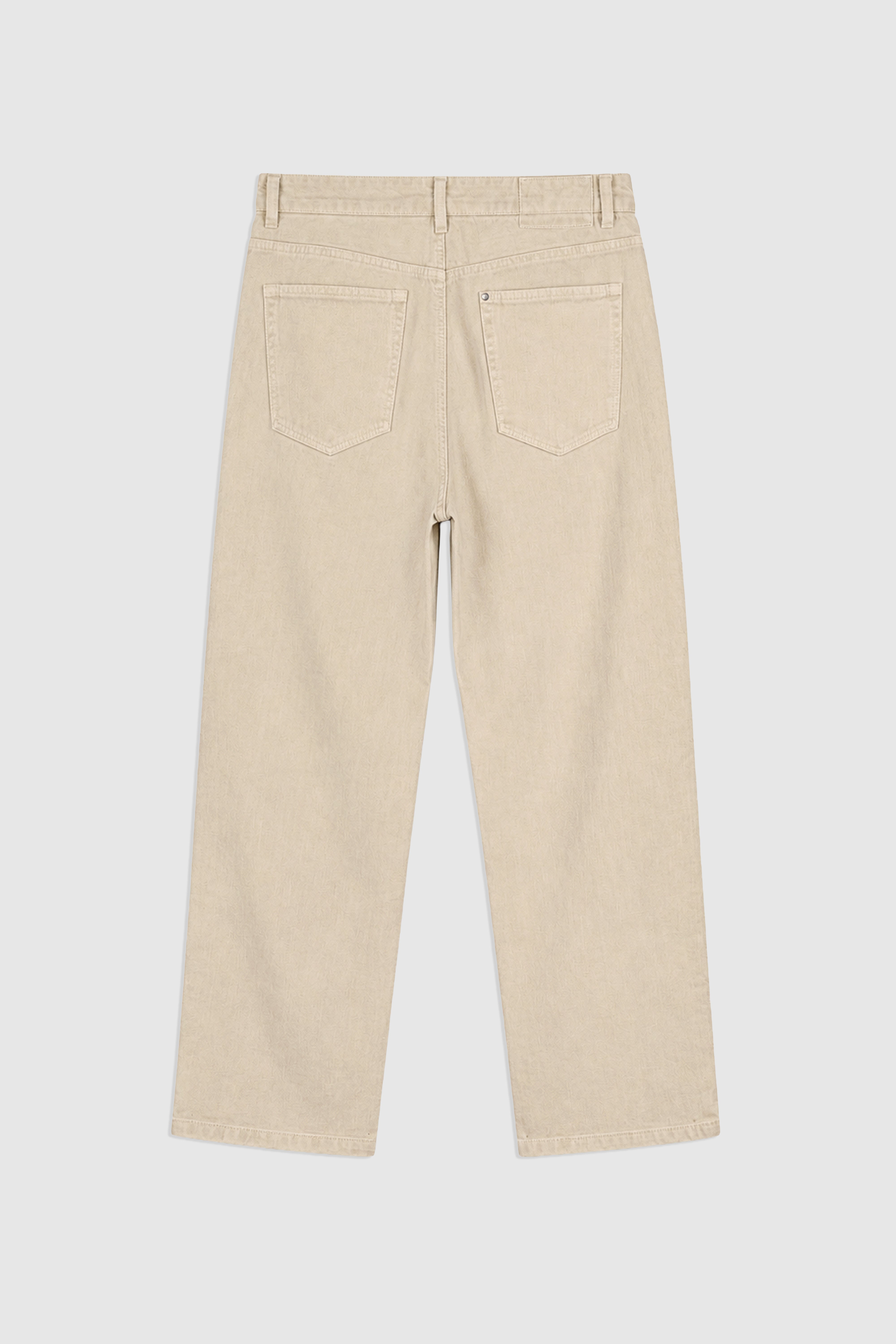 Straight Fit Cotton Pants