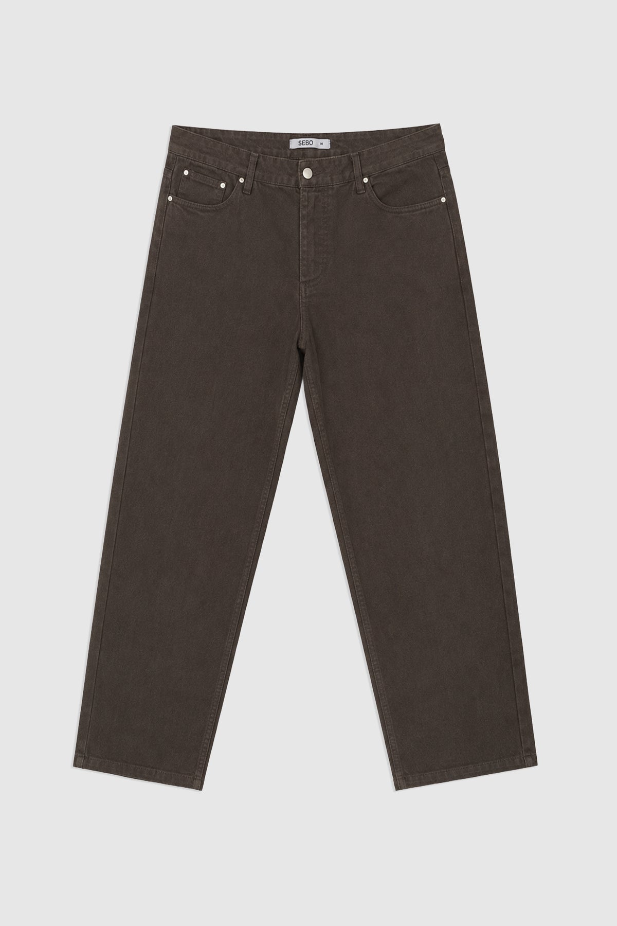 Straight Fit Cotton Pants