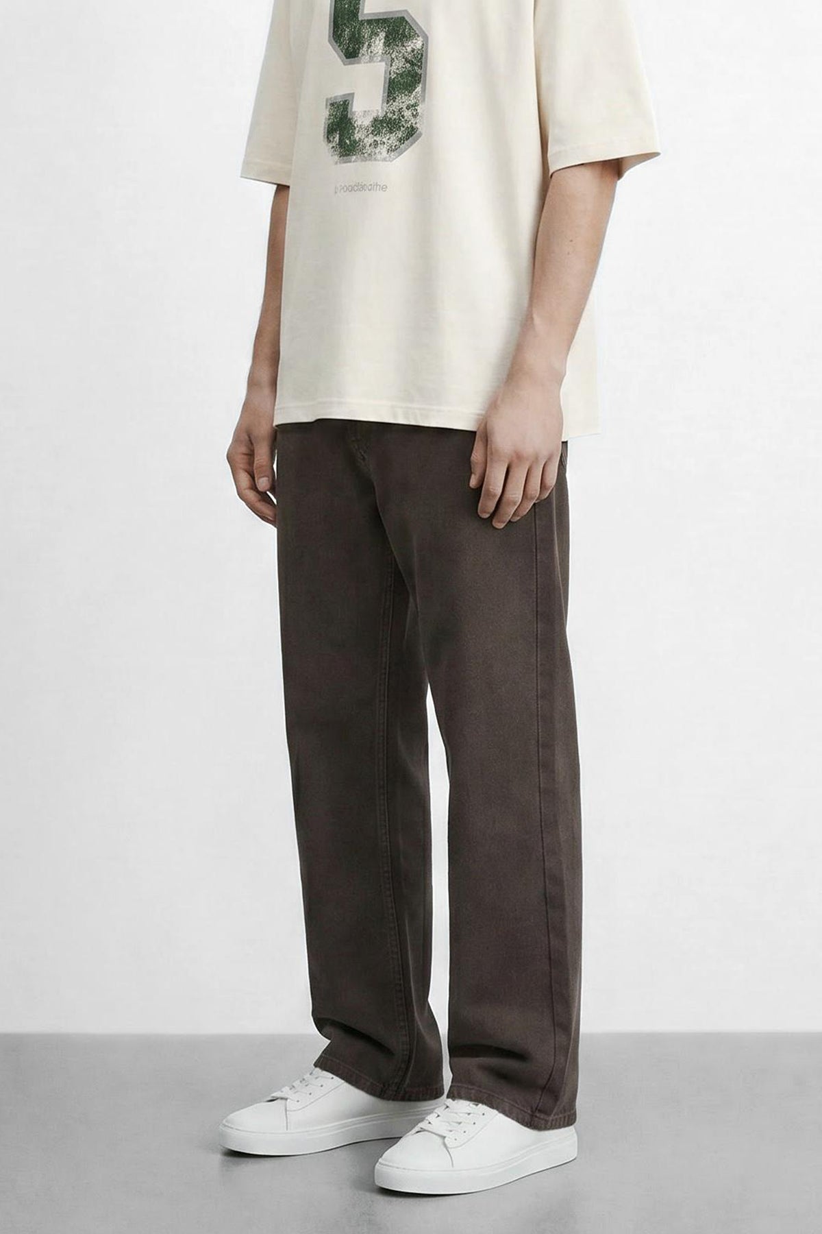 Straight Fit Cotton Pants