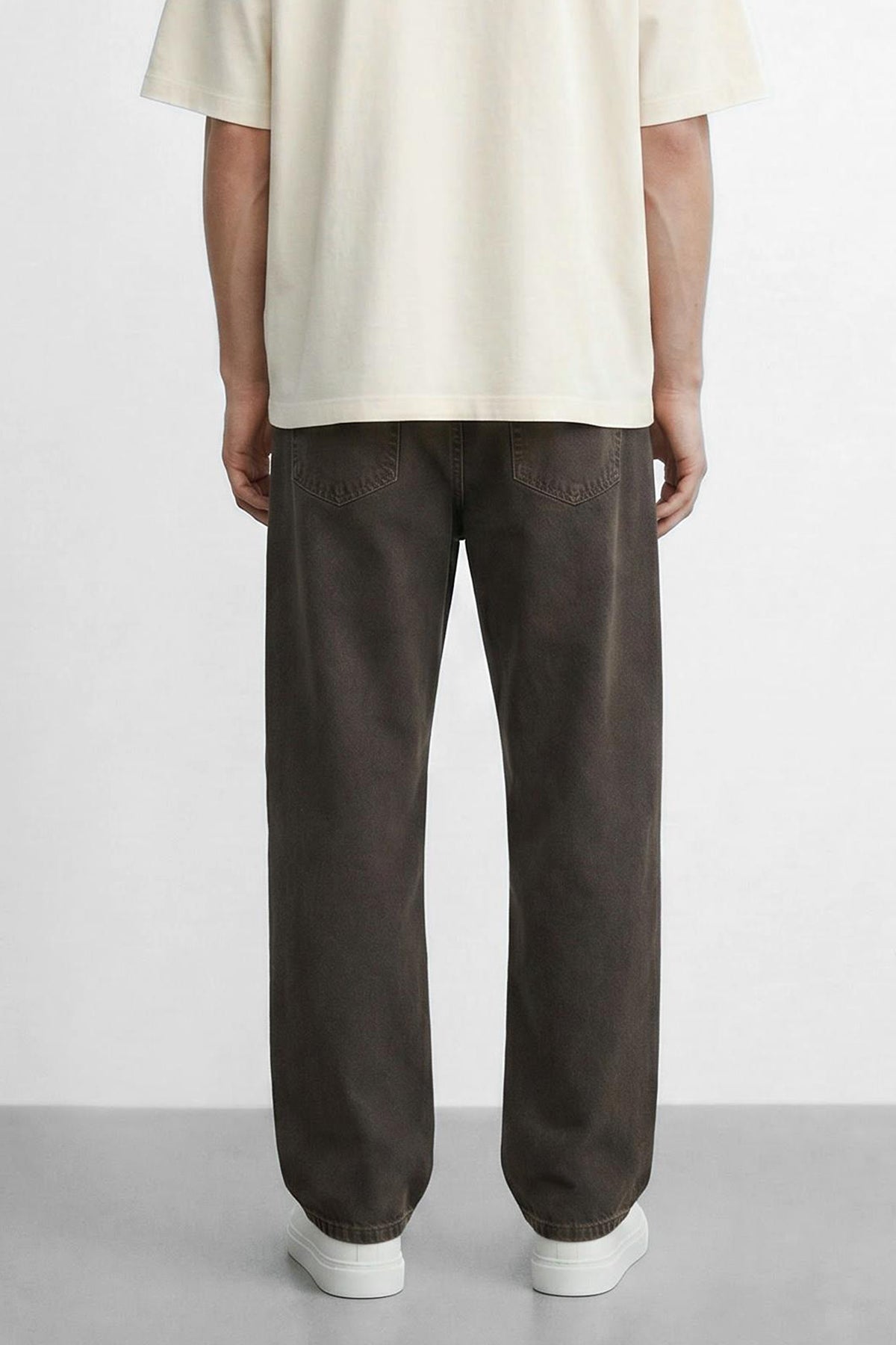 Straight Fit Cotton Pants