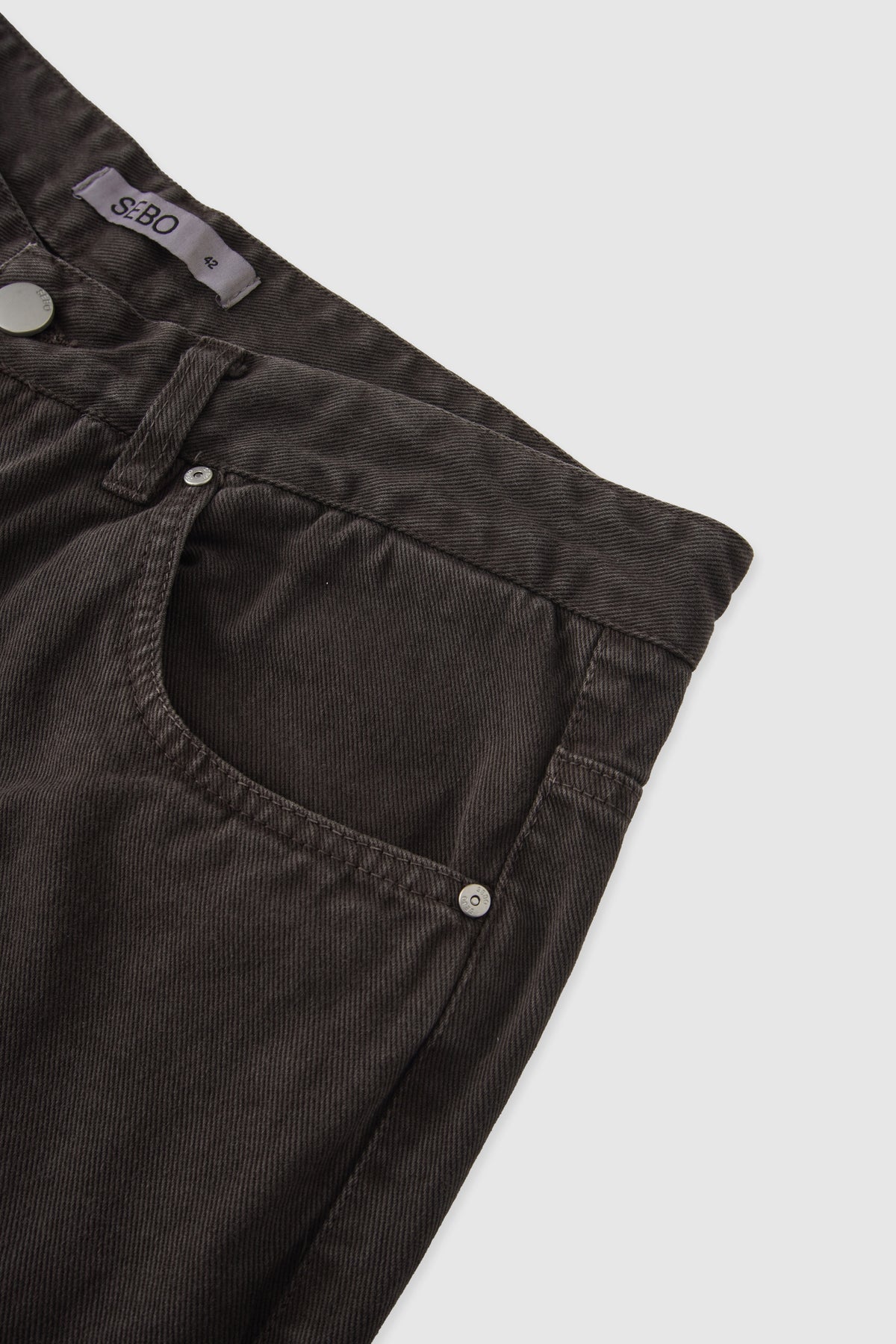 Straight Fit Cotton Pants