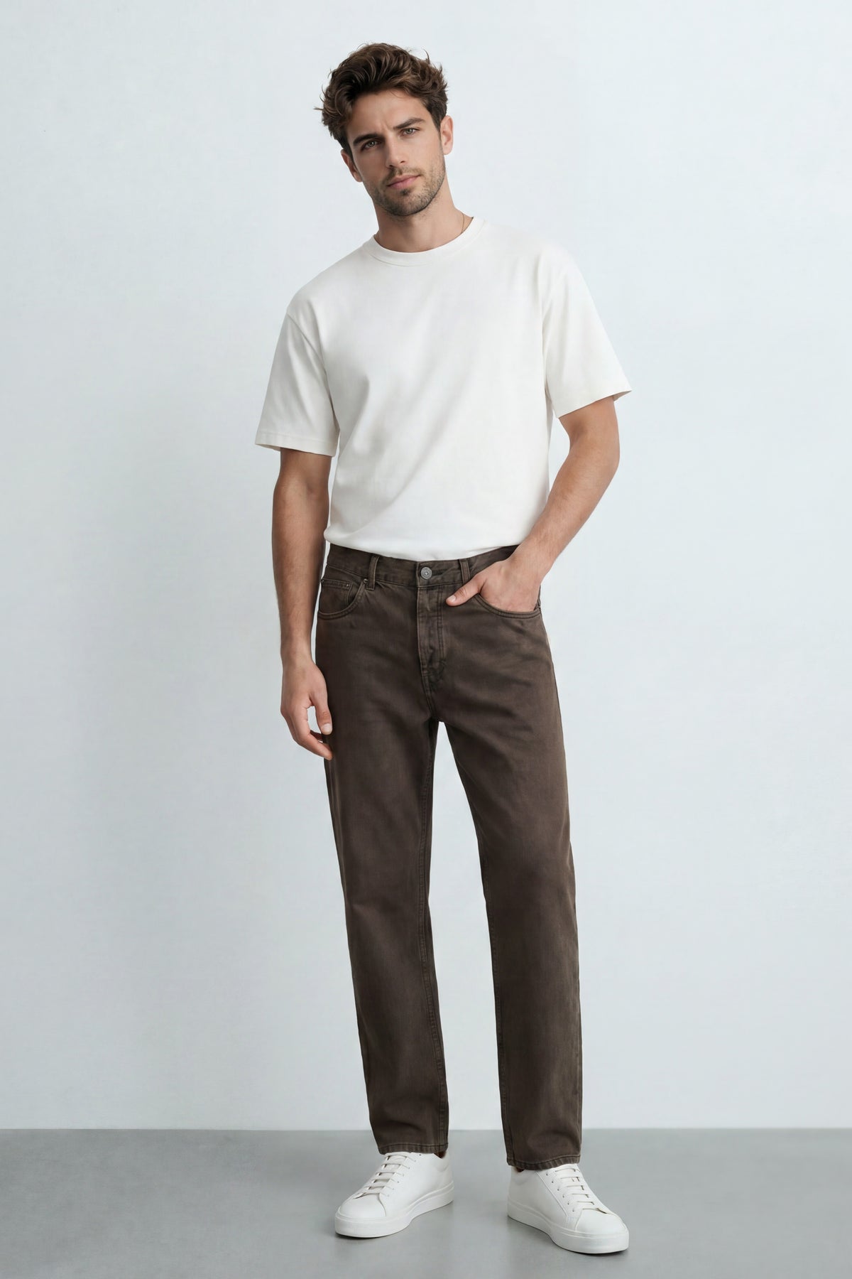 Relaxed Fit Cotton Pants