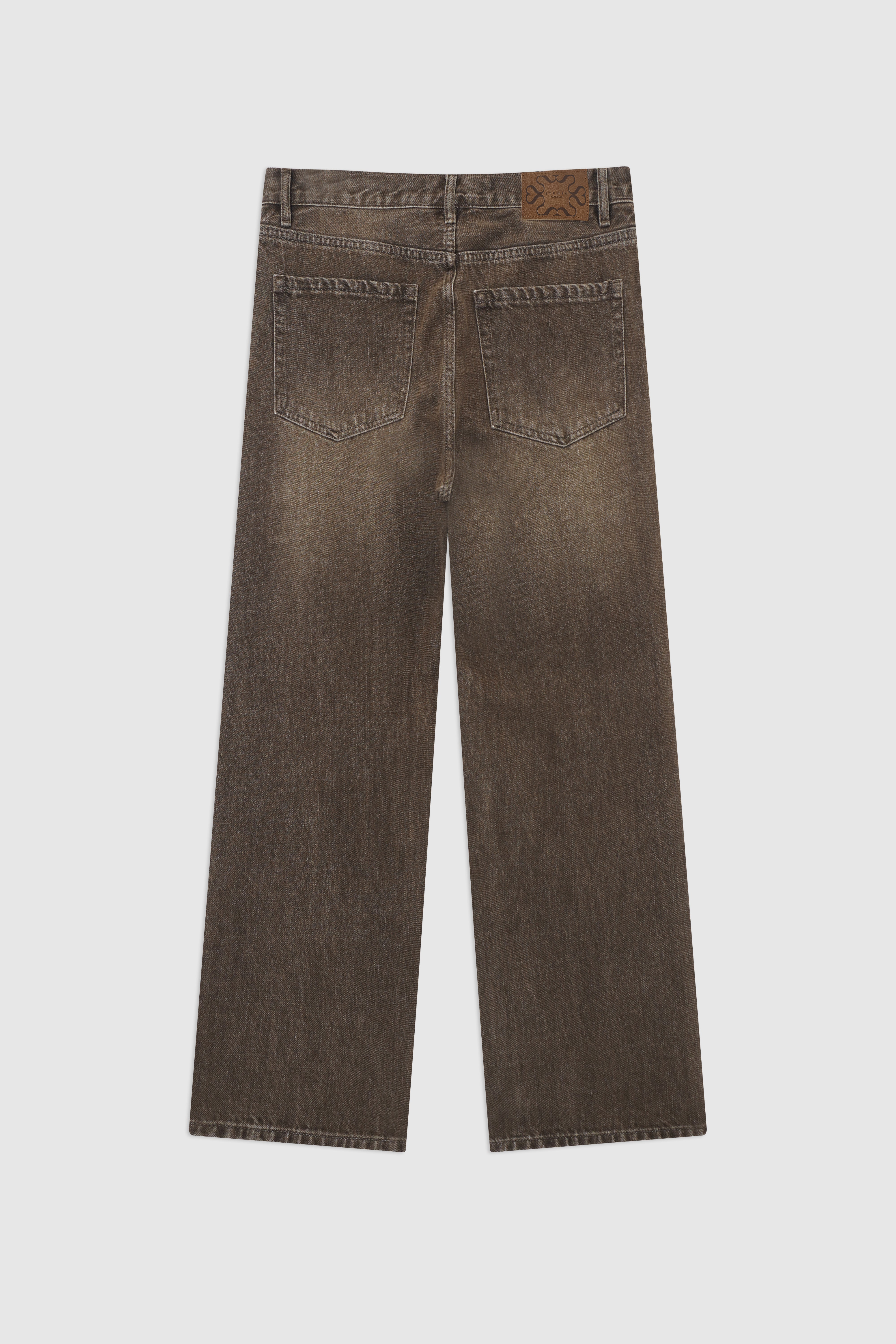 Straight Fit Cotton Jeans
