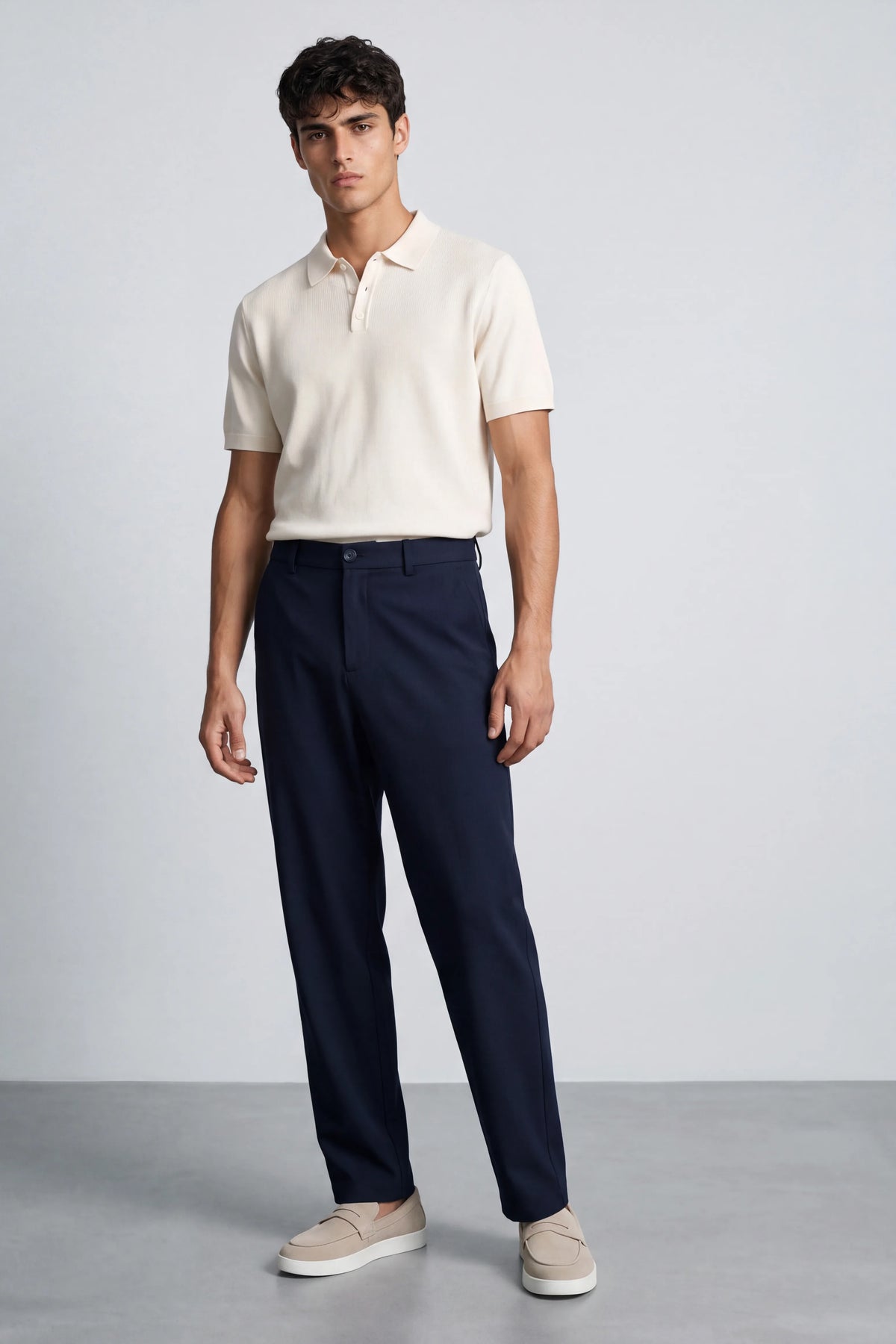 Slim Fit Tailored Trousers