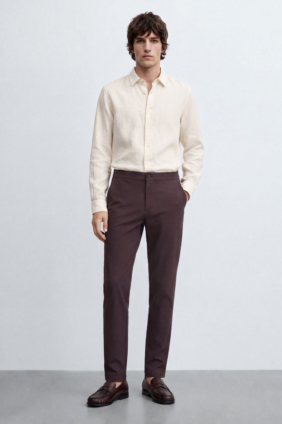 Carrot Fit Tailored Pants