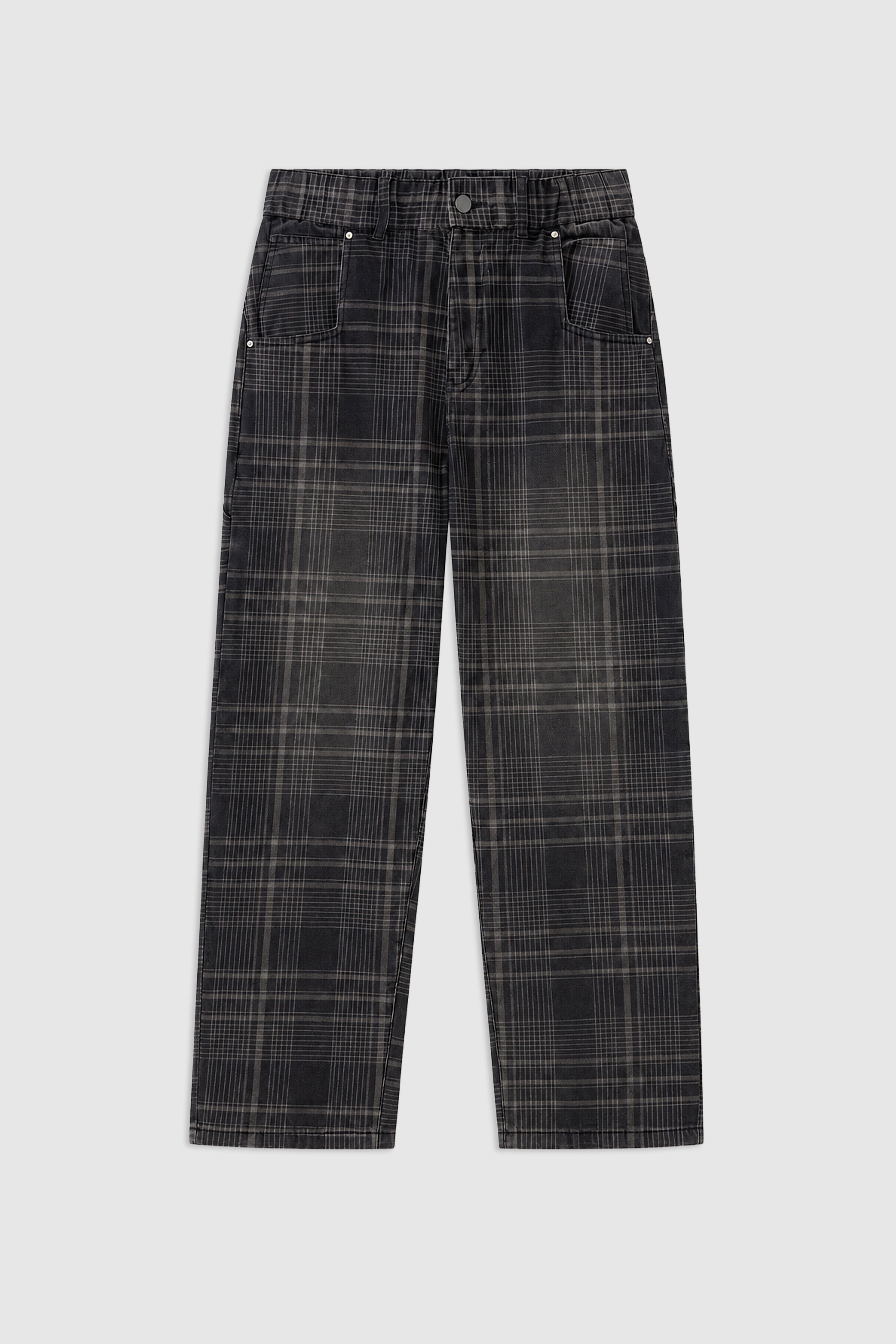 Tailored Cotton Blend Pants