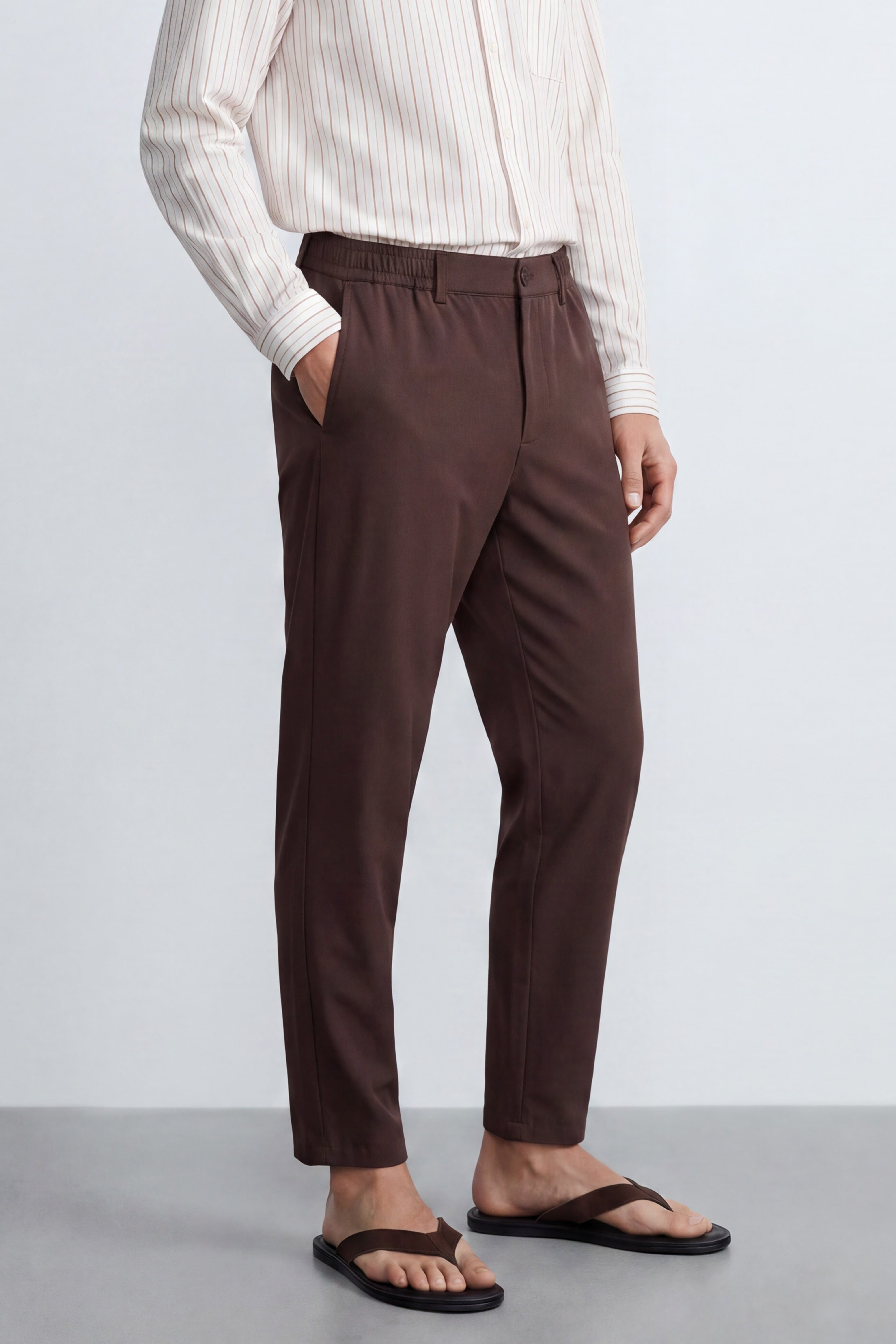 Athleisure Technical Carrot-Fit Pants