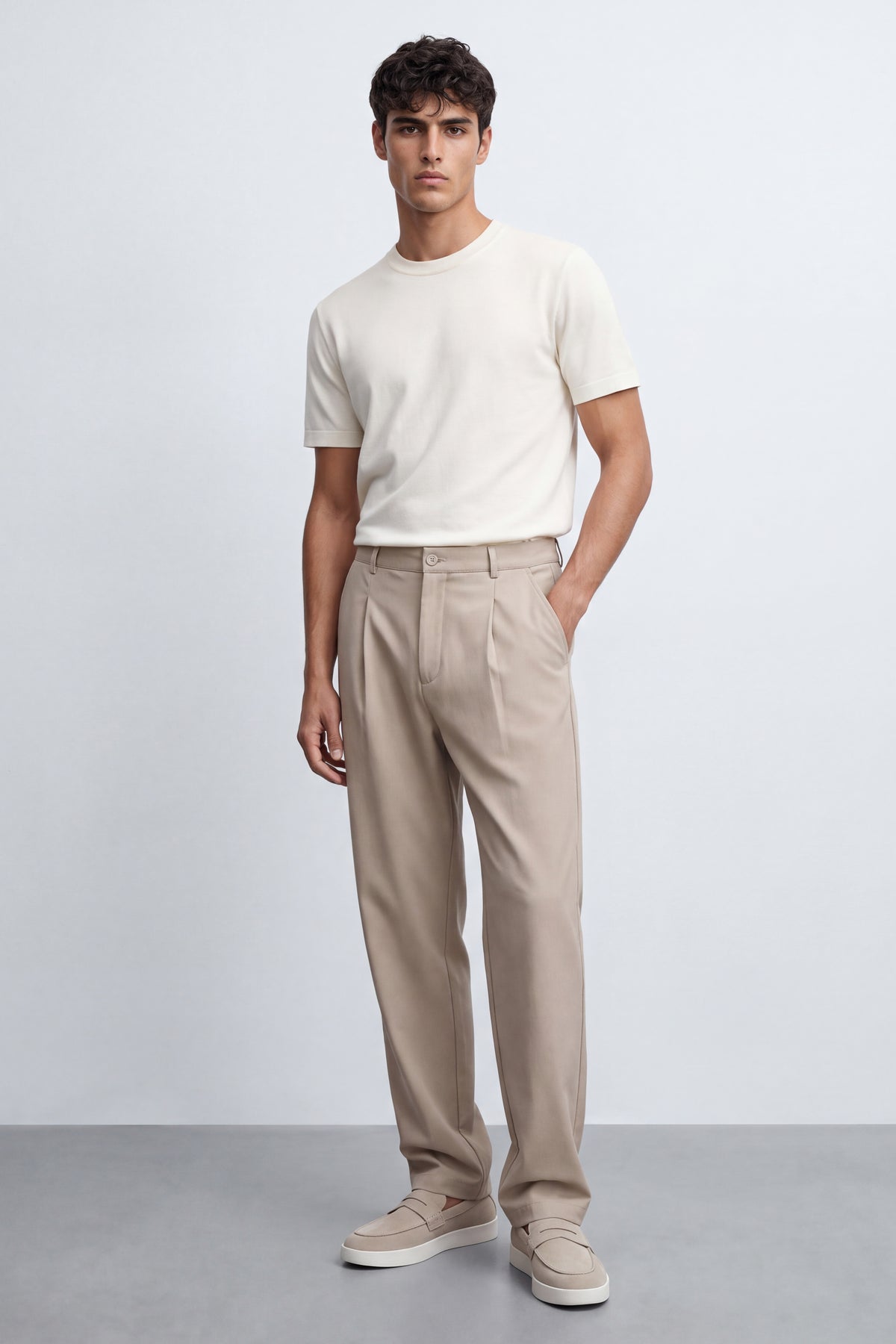 Carrot Fit Semi Tailored Pants
