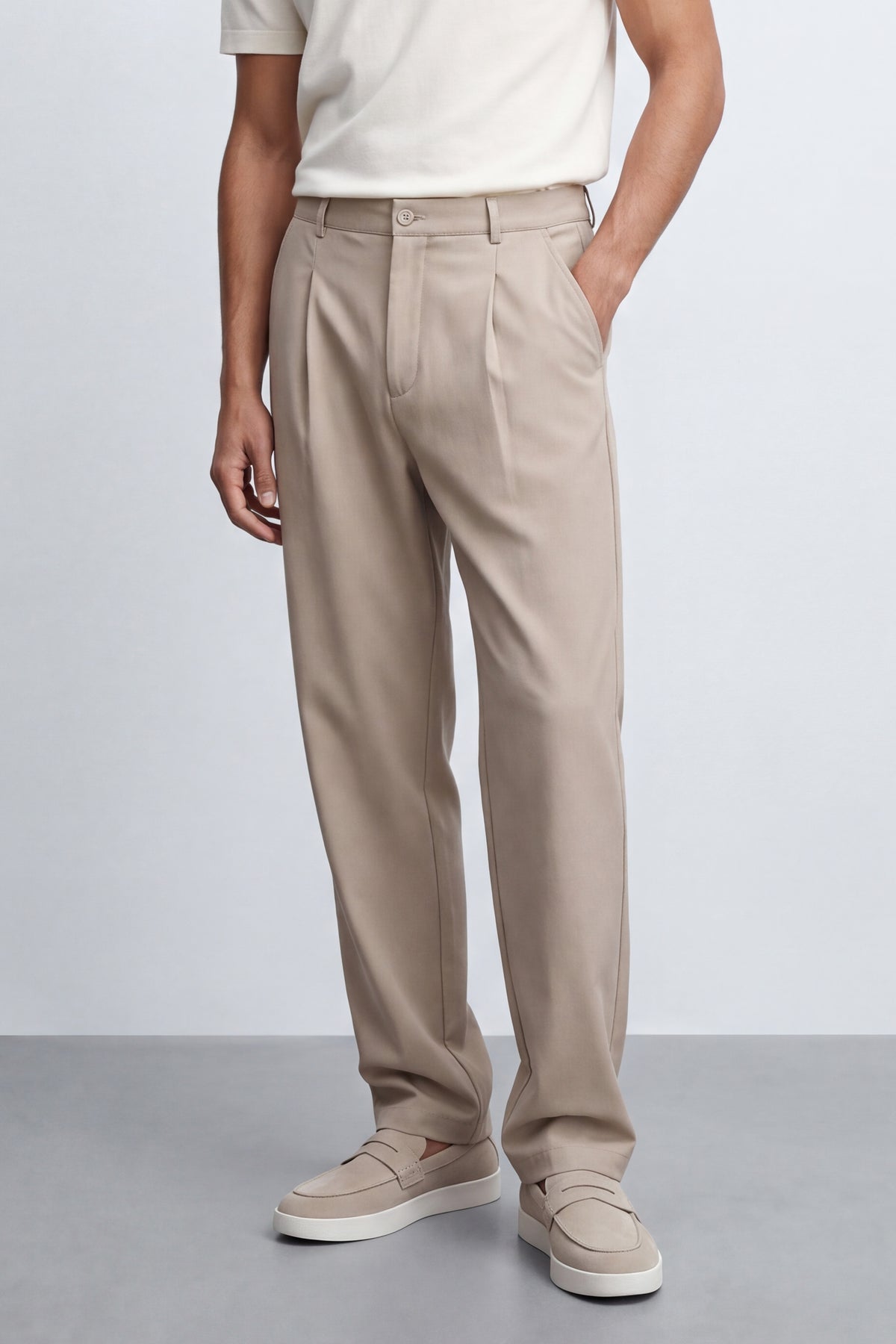 Carrot Fit Semi Tailored Pants