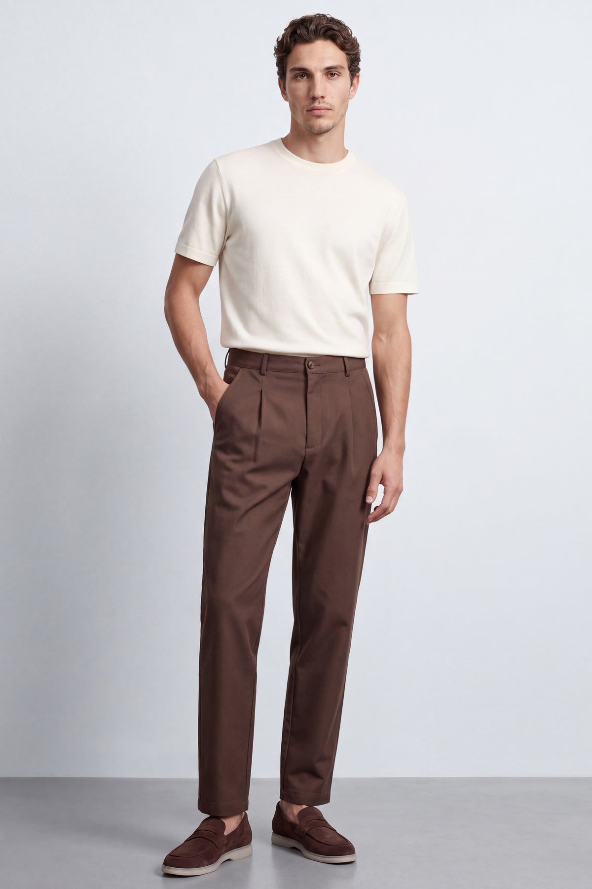 Carrot Fit Semi Tailored Pants