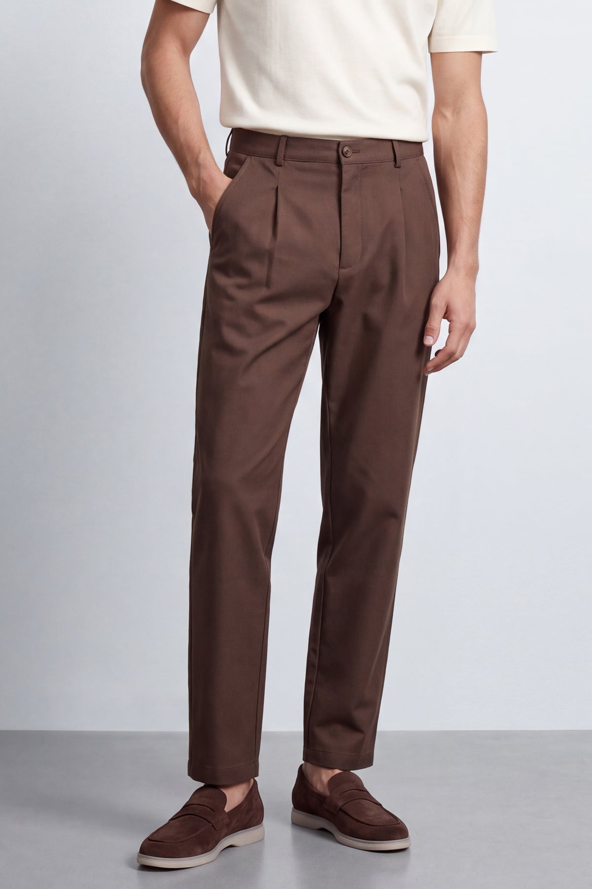 Carrot Fit Semi Tailored Pants