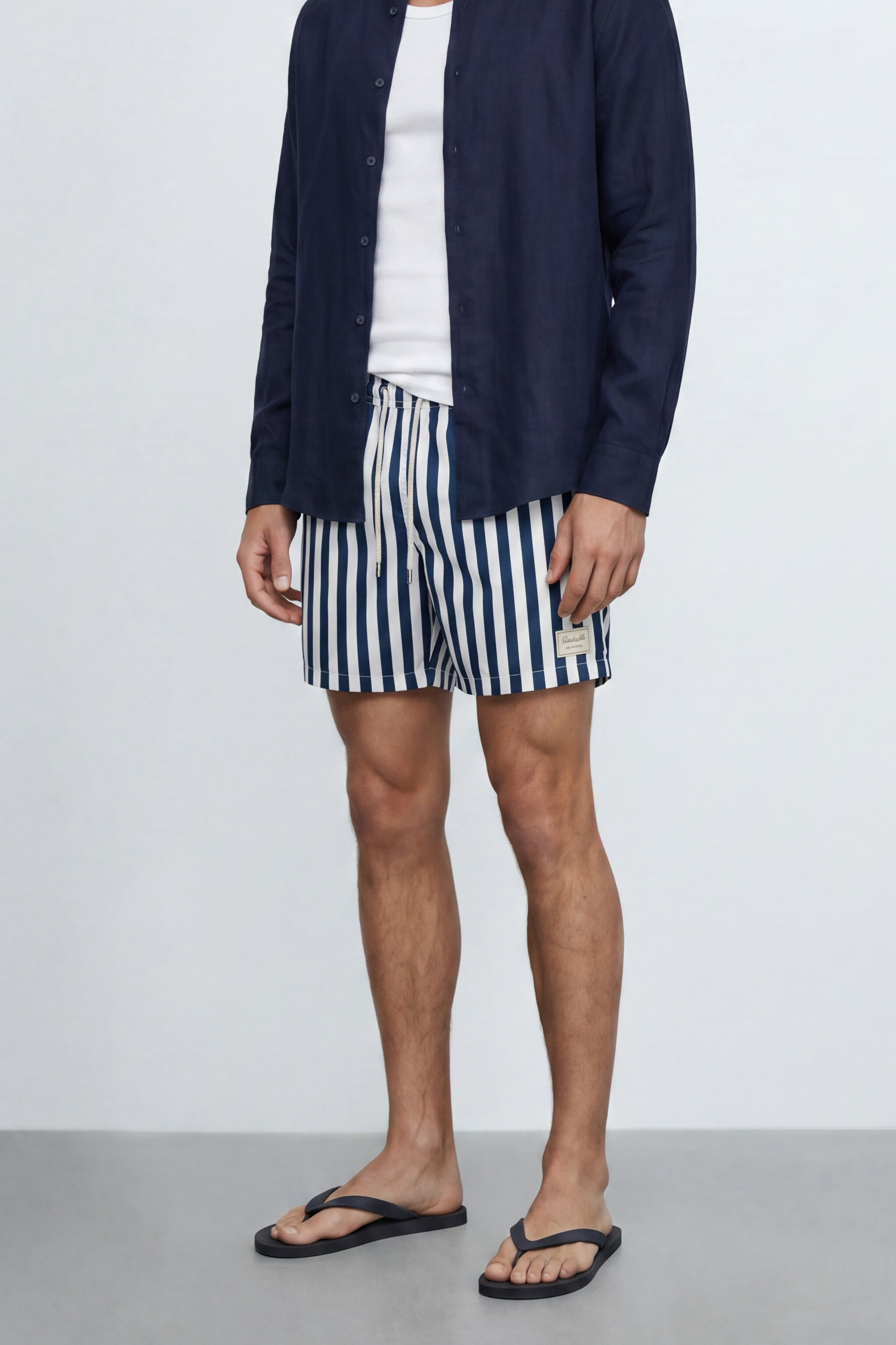 Striped Swim Shorts
