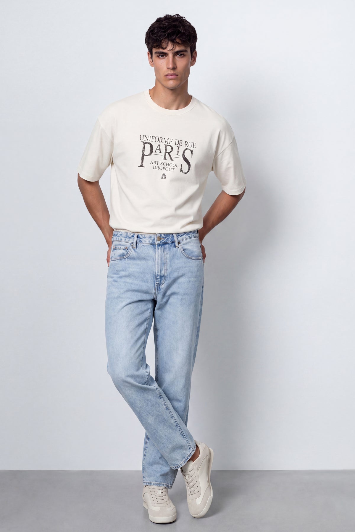 Relaxed Fit Cotton Jeans