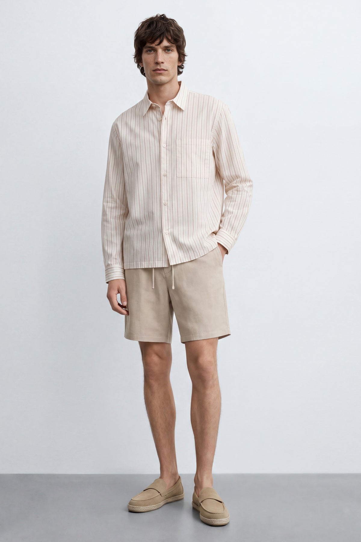 Boxy Fit Cotton Shirt