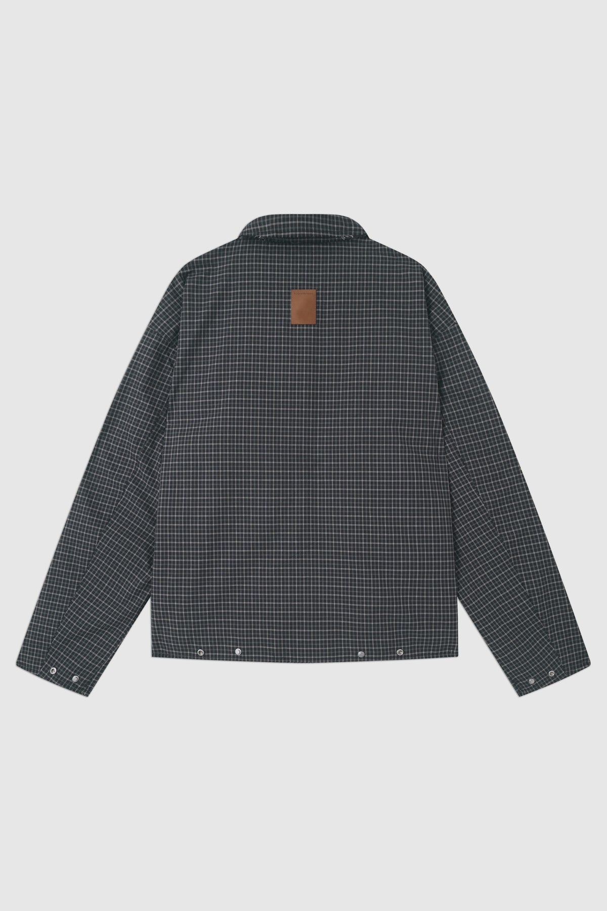 Lightweight Oversized Plaid Jacket