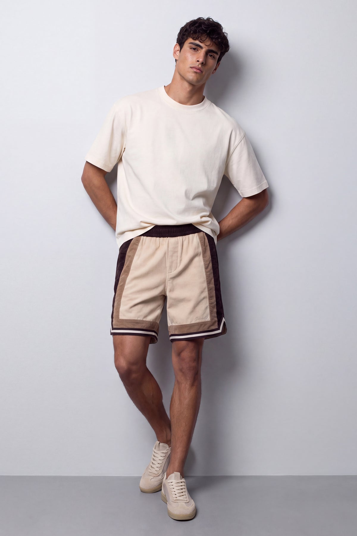 Oversized Corduroy Bermuda Shorts