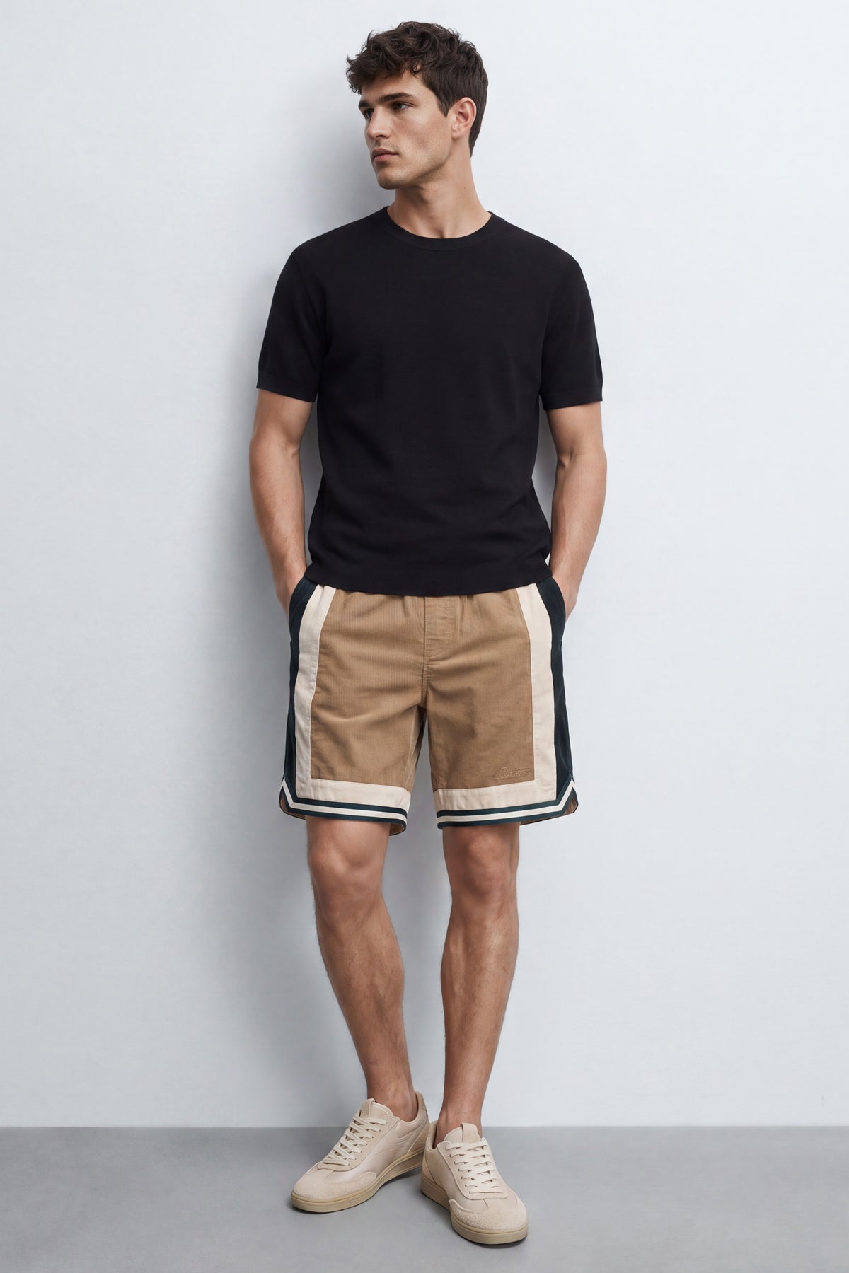 Oversized Corduroy Bermuda Shorts