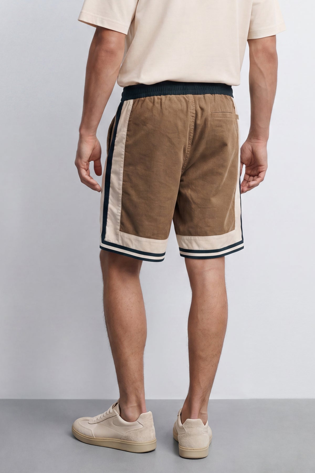 Oversized Corduroy Bermuda Shorts