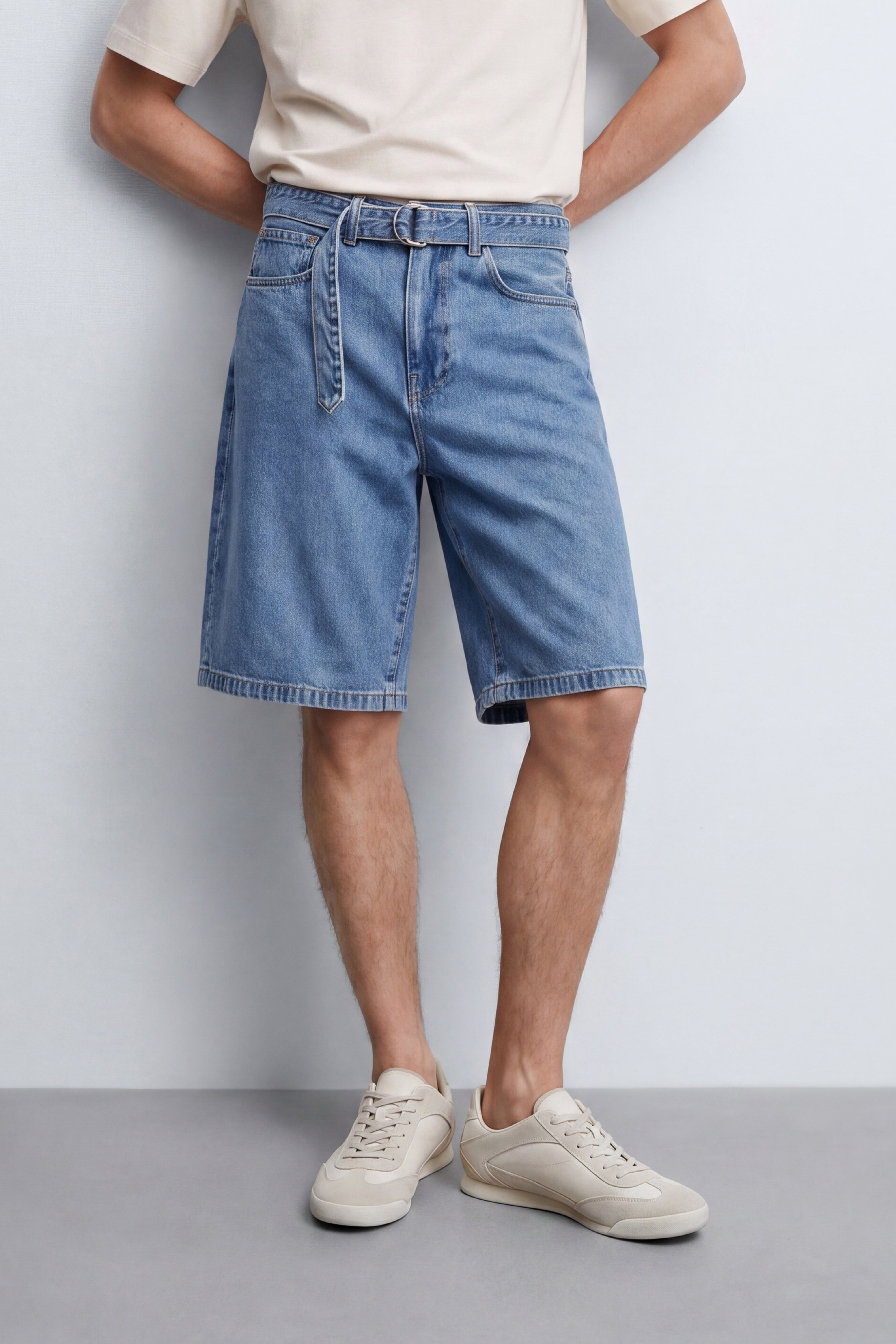 Skater Denim Bermuda Shorts