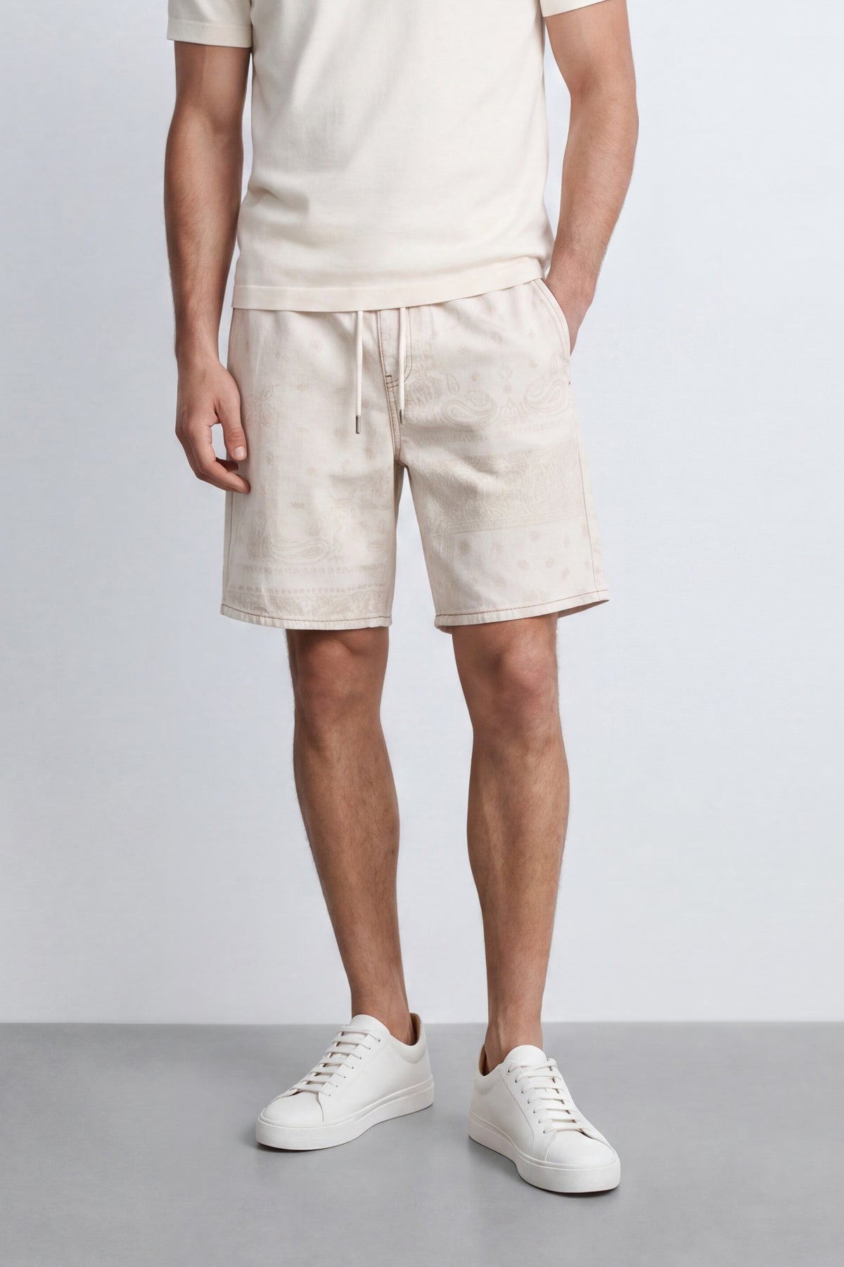 Cotton-Linen Bermudas
