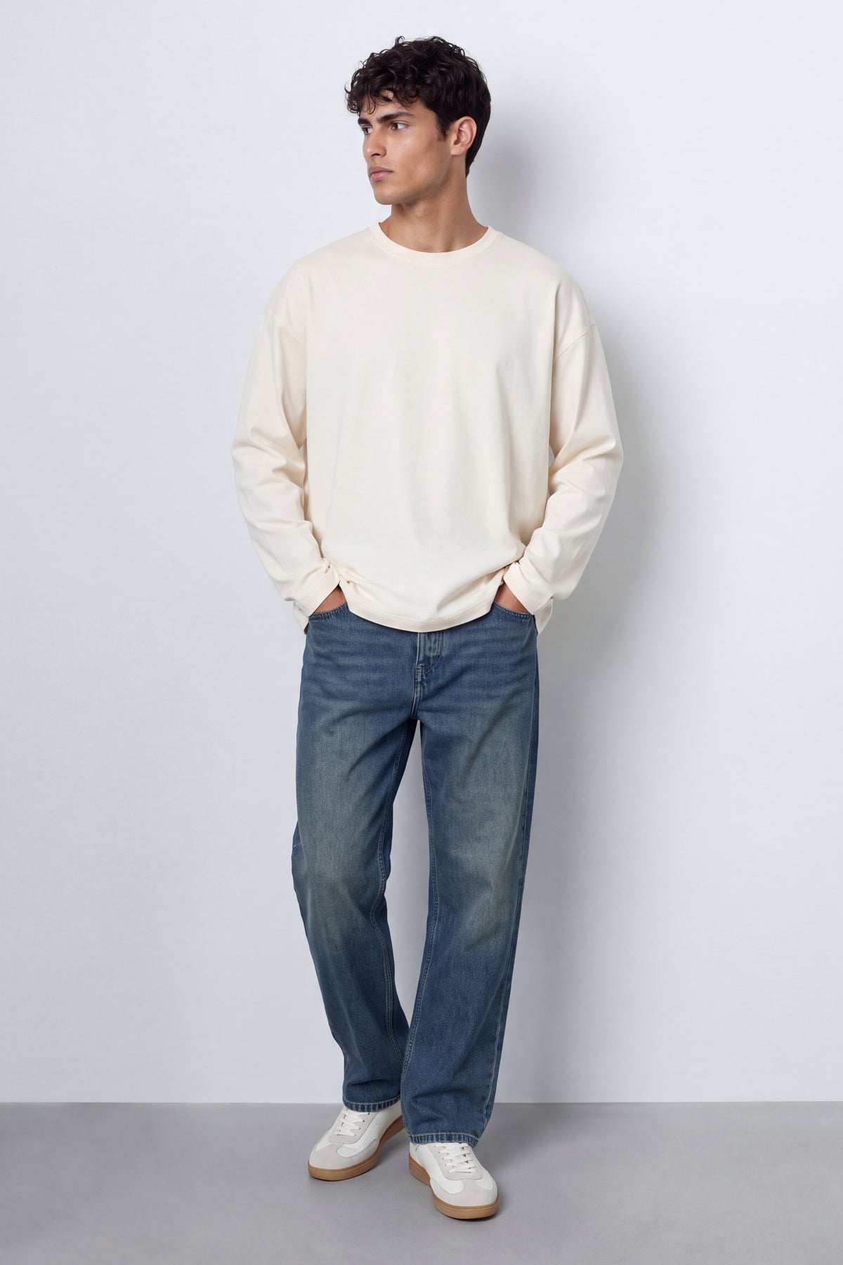 Oversized Basic Long Sleeve Tee