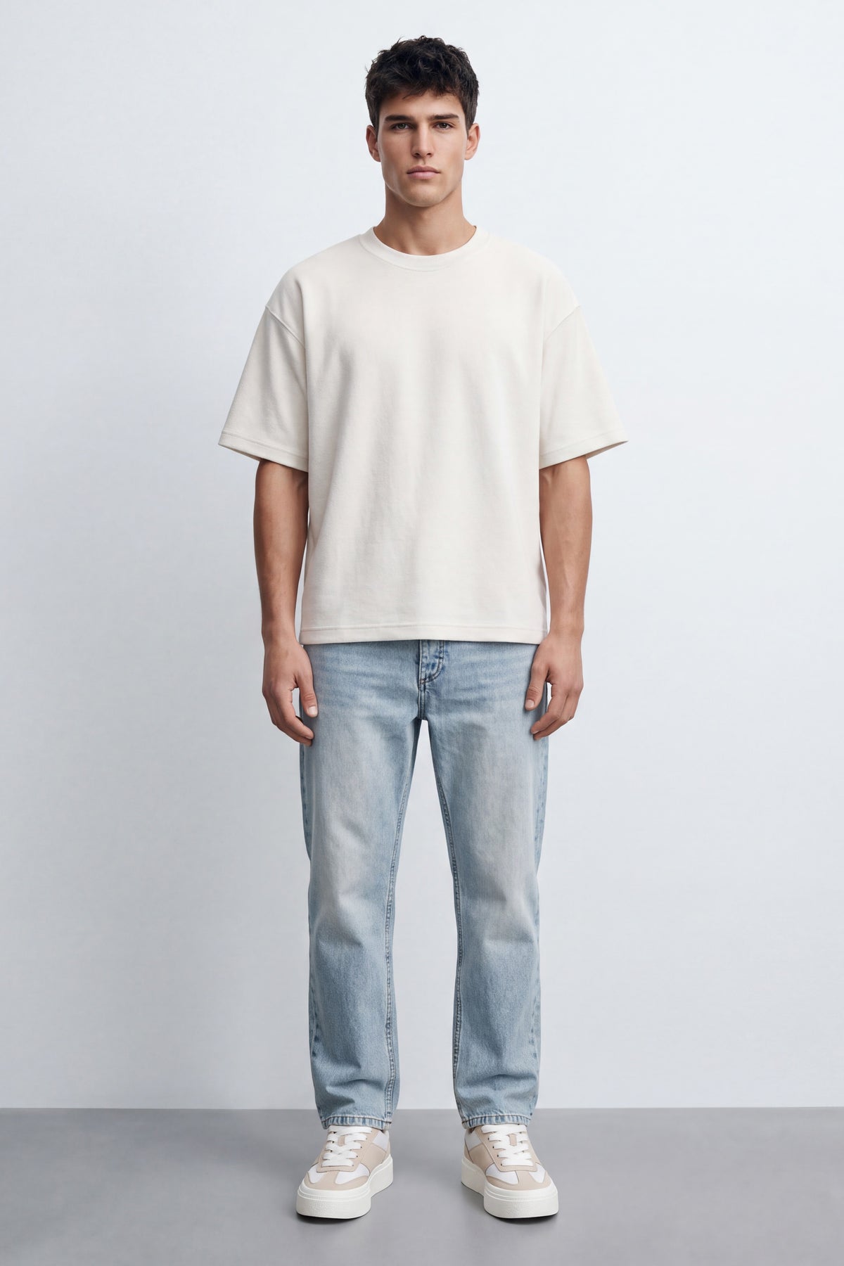 Textured Oversized Tee