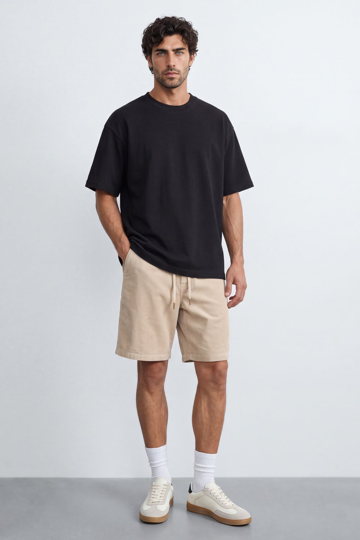 Textured Oversized Tee