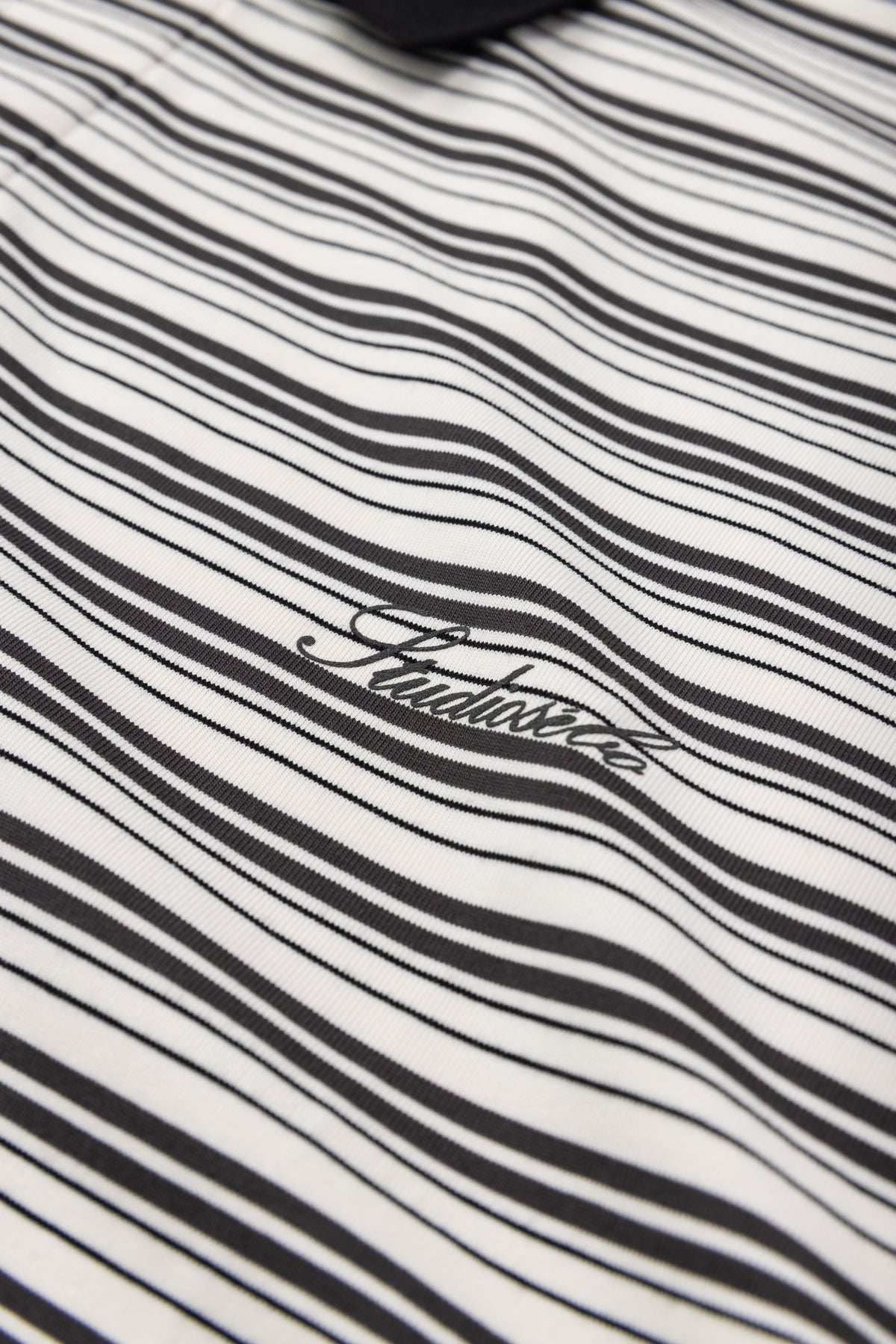 Striped Boxy Polo Shirt