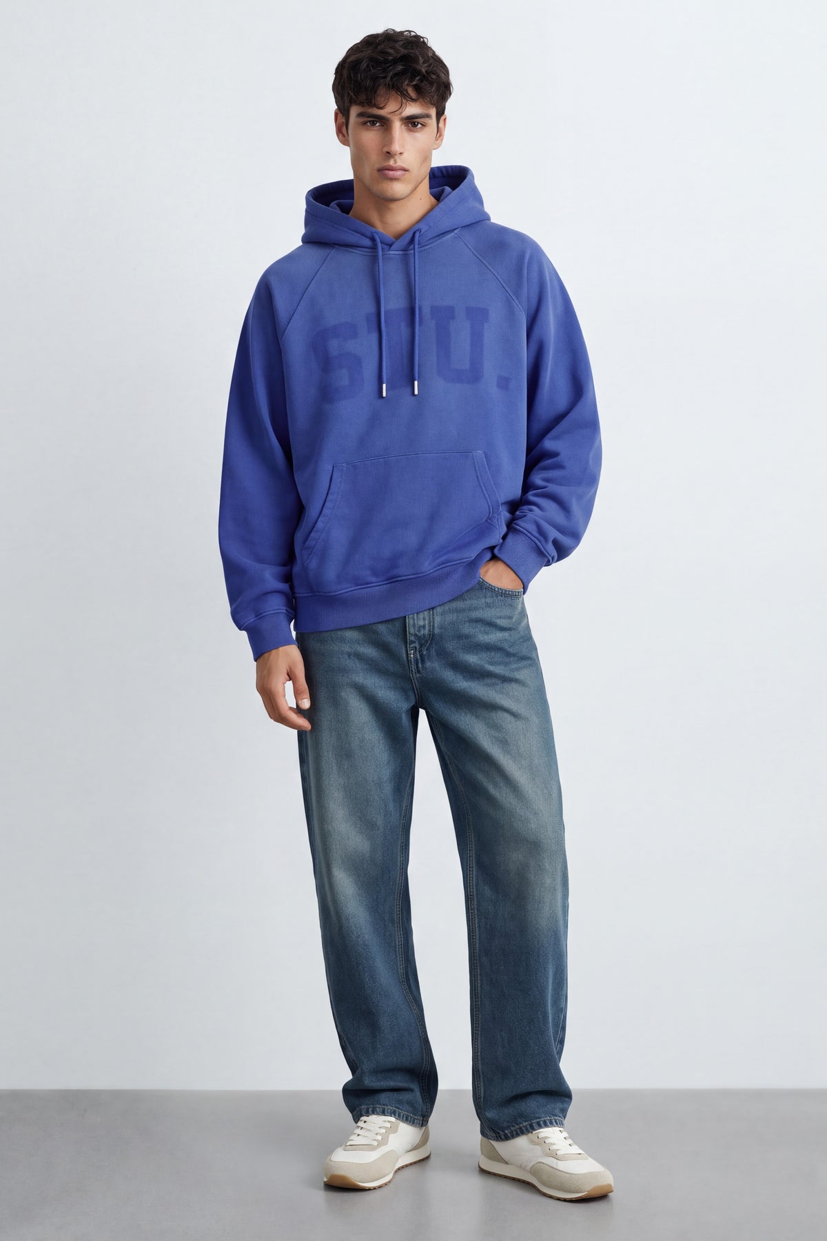 French Terry Oversized Hoodie