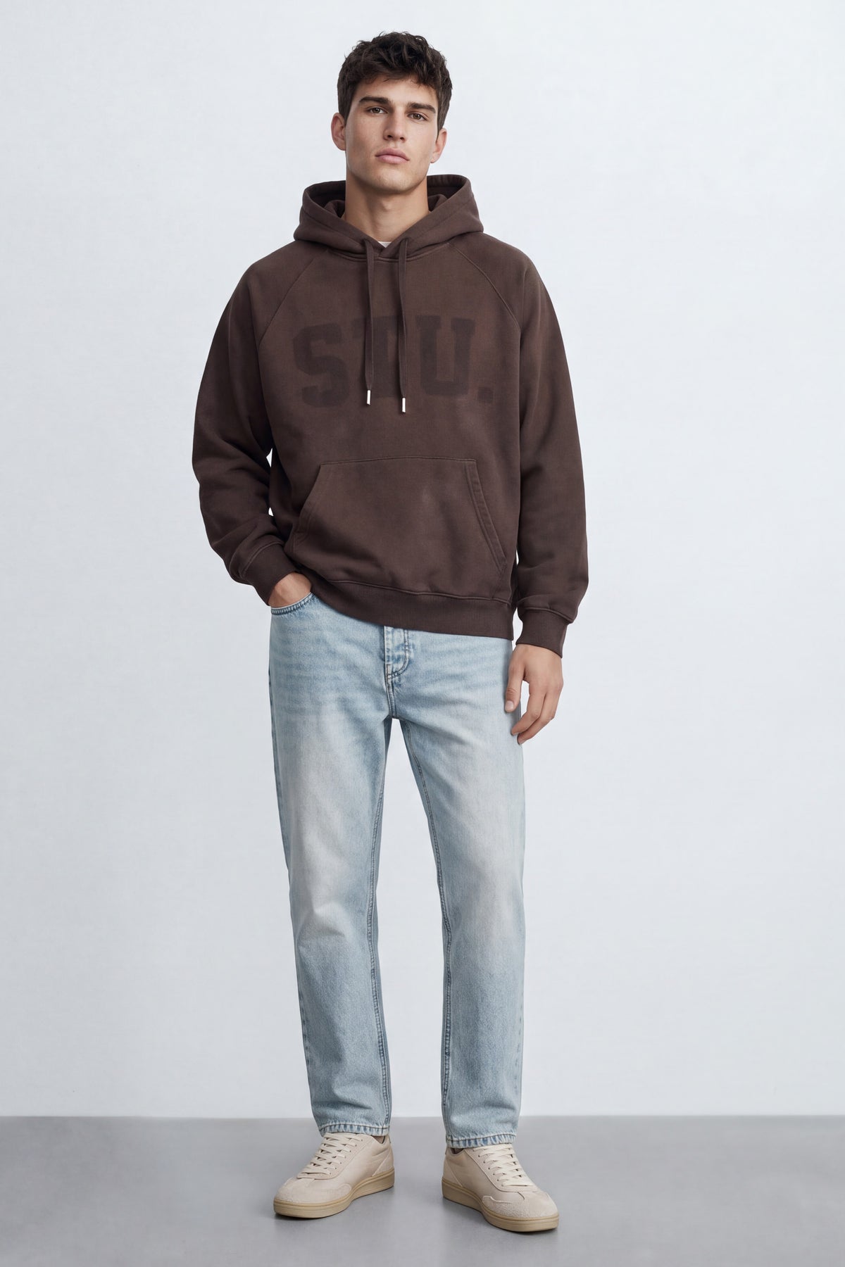 French Terry Oversized Hoodie
