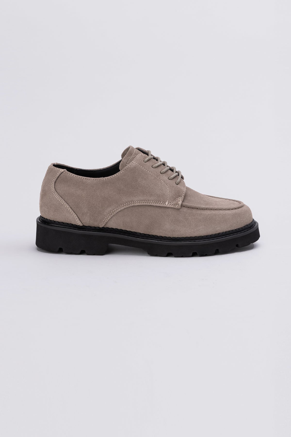 Chunky Suede Lace-Ups